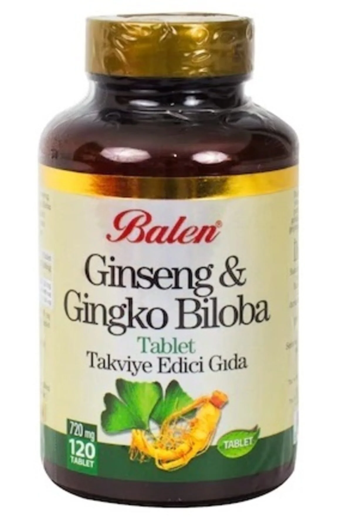 Kırmızı Ginseng & Ginkgo Biloba 120 Tablet