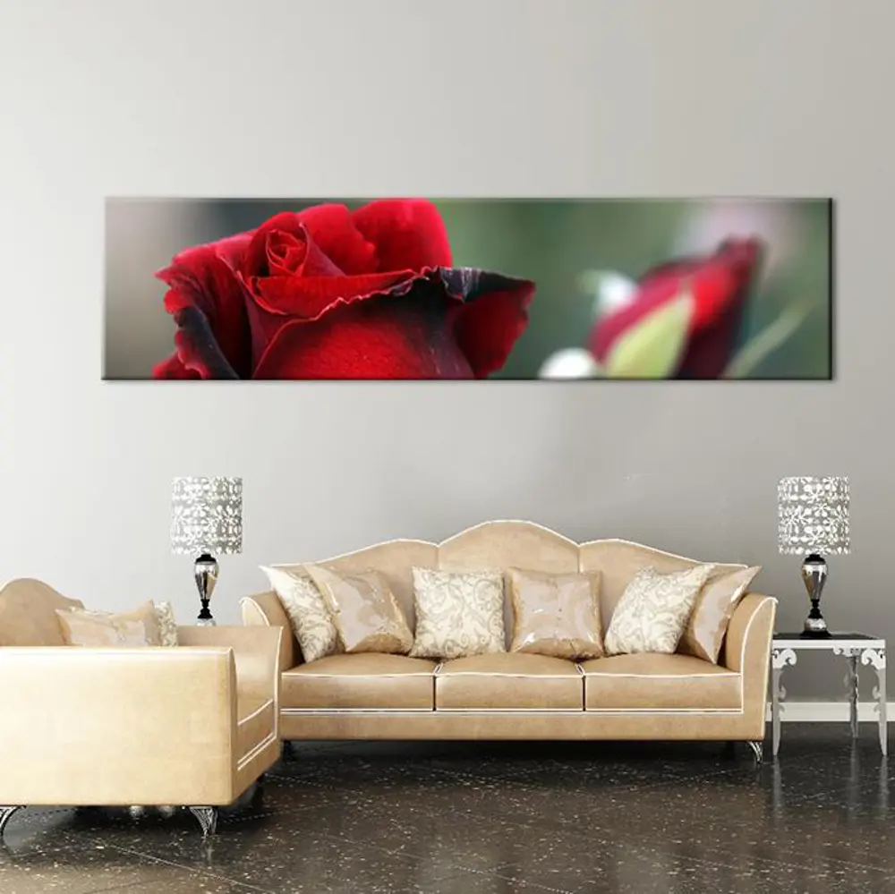 Kırmızı Gül Kanvas Tablo