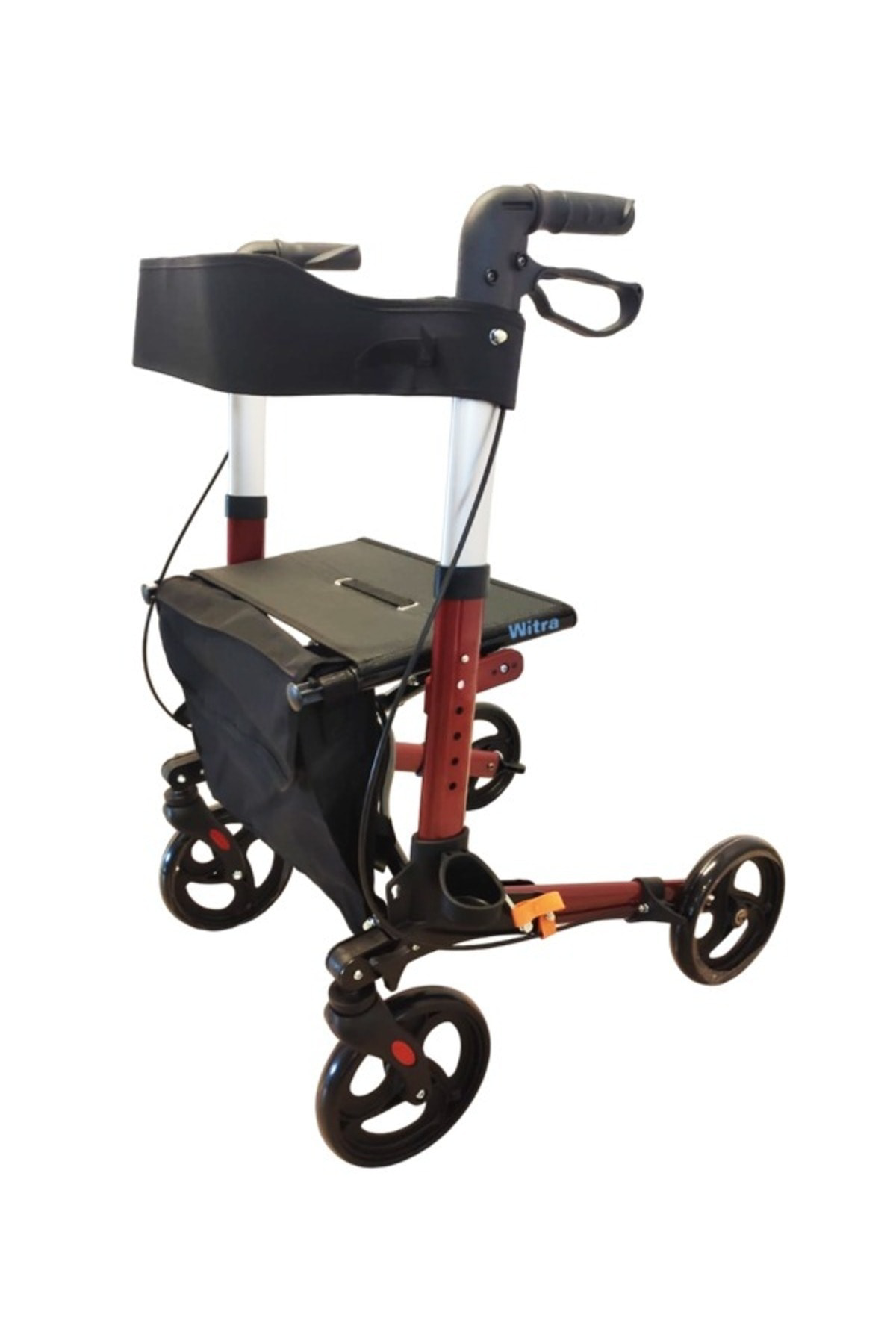 Emek Kirmizi Hasta Yaşli Yürüteci Lüx Yürüteç Tekerlekli Walker - W502