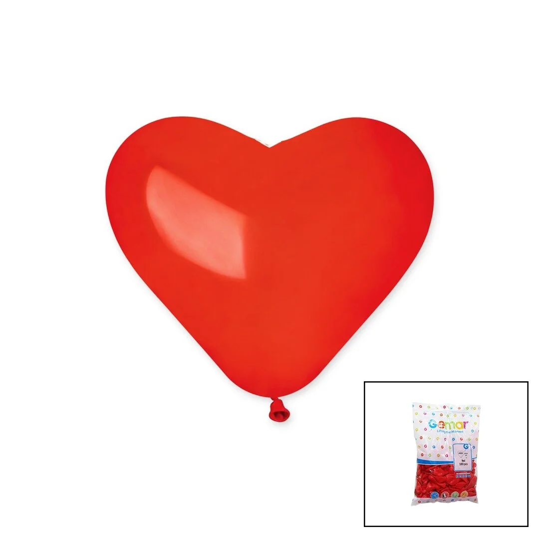 Kırmızı Kalp Balon 10 İnç - 25cm - 100pcs Bx40 Kırmızı Kalp Balon 10 İnç - 25cm - 100pcs Bx40