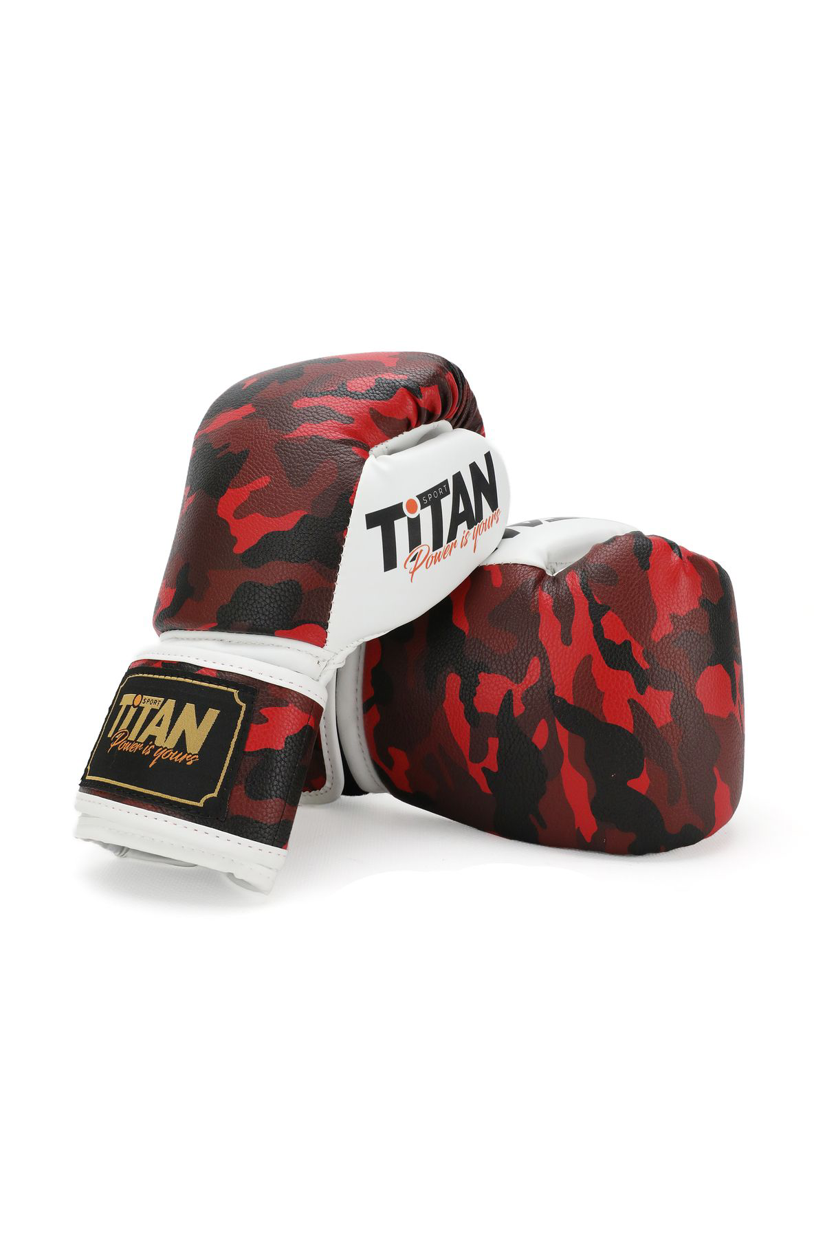 Titan Sport Kirmizi Kamuflaj Boks Eldiveni
