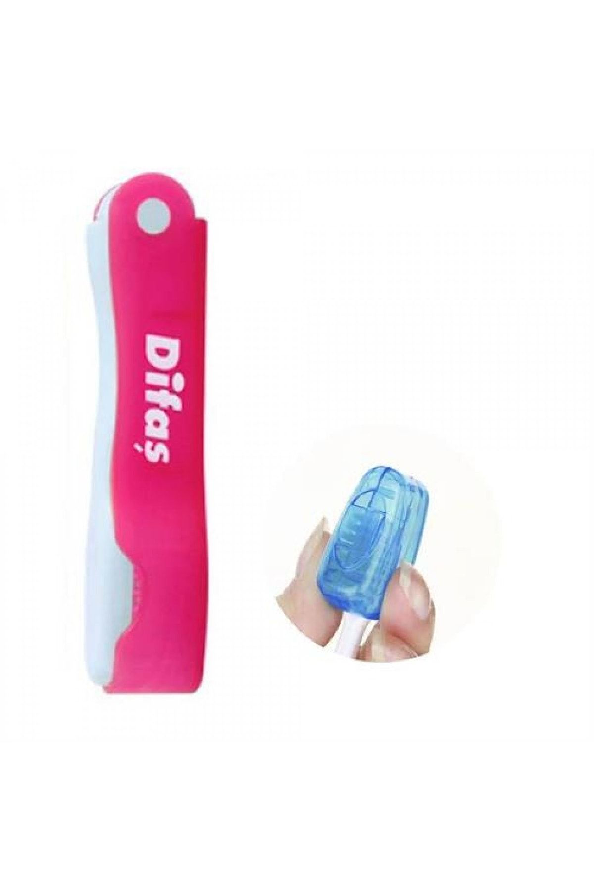 Difaş Kirmizi Katlanir Mini Diş Firçasi Koruyucu Hediyeli 715775