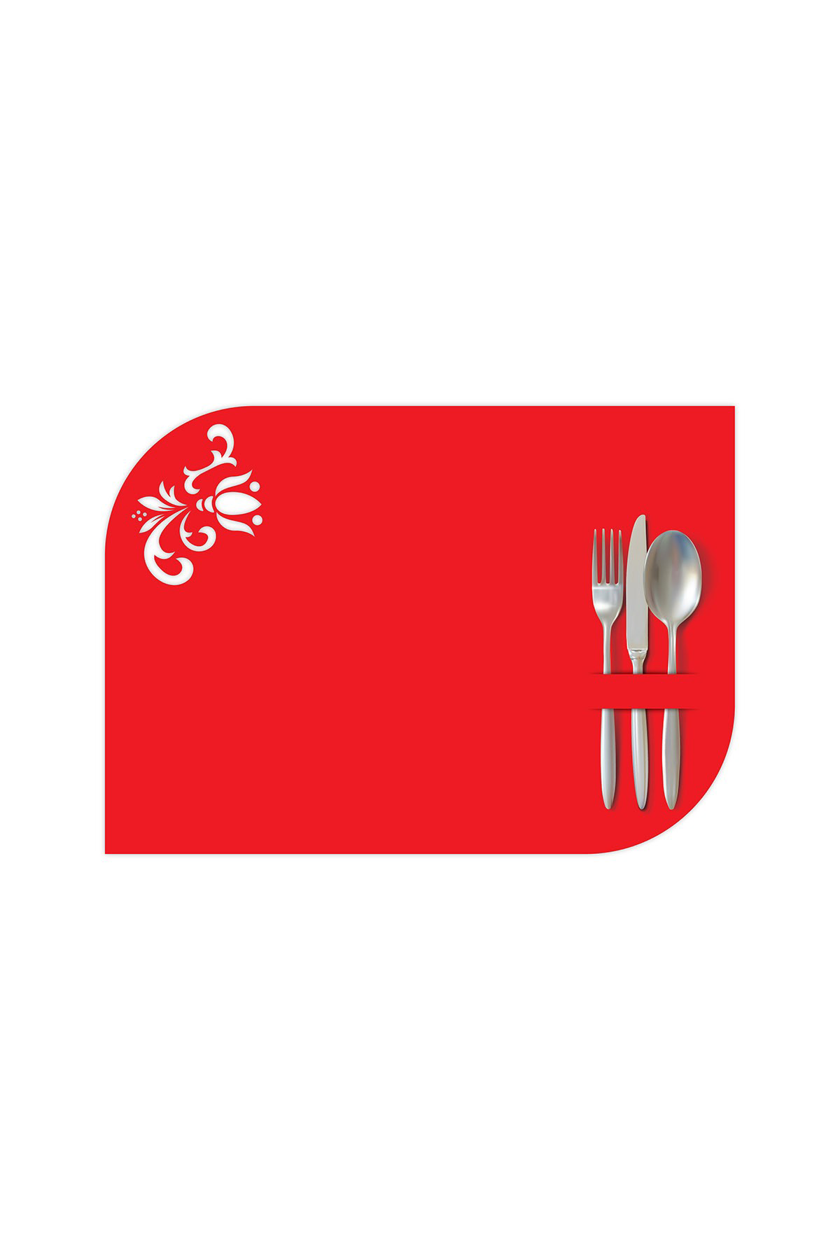 Artikel Kırmızı Keçe Amerikan Servisi, Supla 2'Li Servis Takım -442