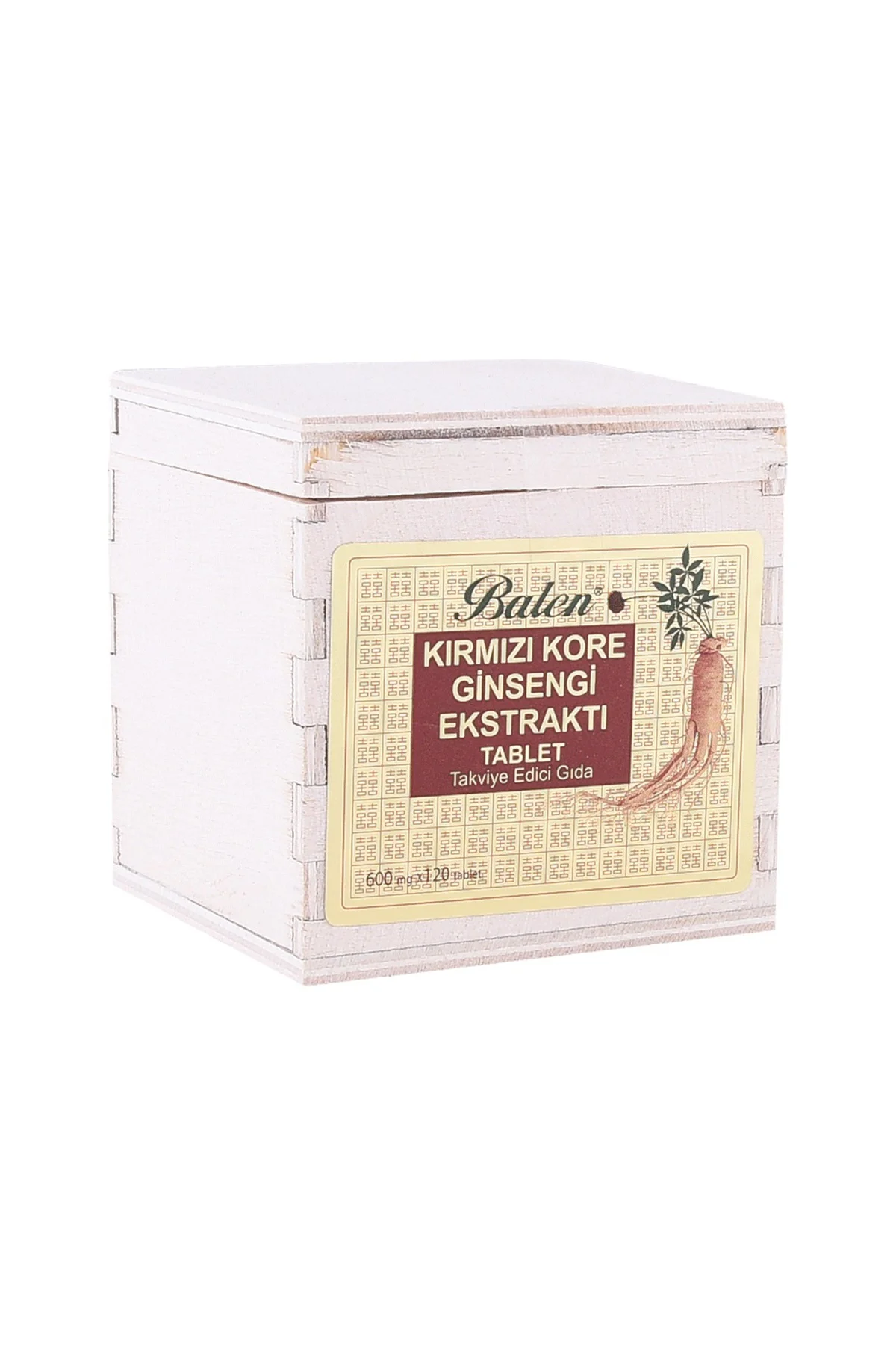 Kırmızı Kore Ginseng Tablet (tahta Kutu) 120 Tablet