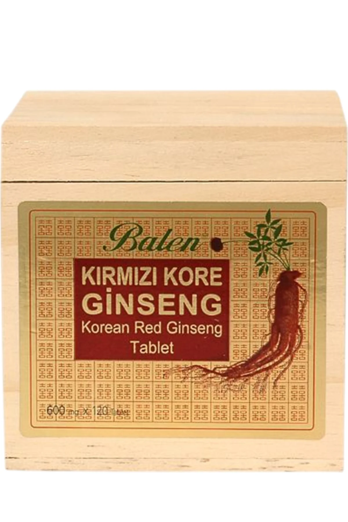 Kırmızı Kore Ginsengi Ekstraktı 120 Adet Tablet