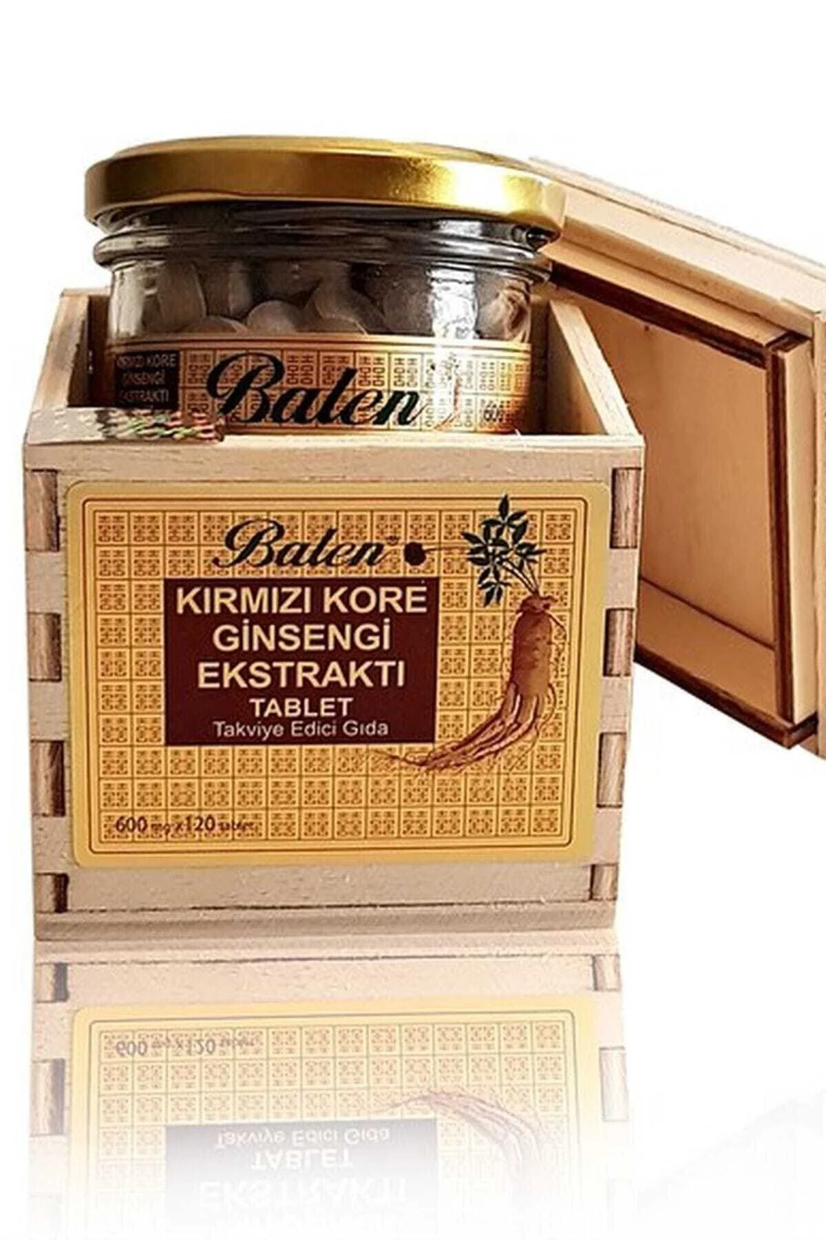 Kırmızı Kore Ginsengi Ekstraktı 120 Tablet 3 Adet