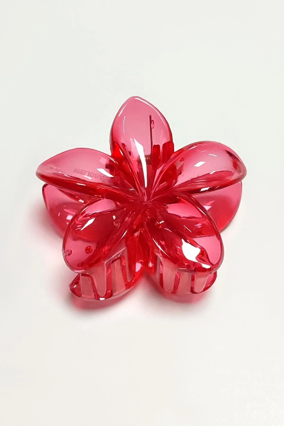 Kırmızı Lotus Toka 8 cm (Kartsız)