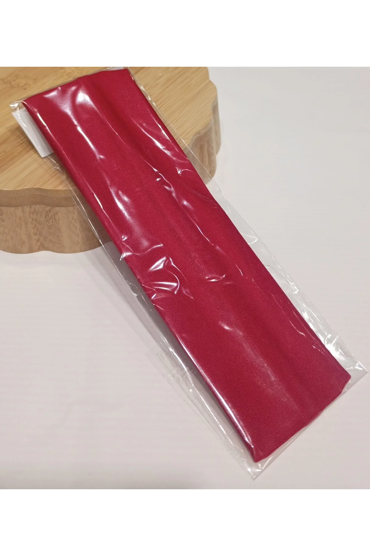 Kırmızı Lüks Sportif Elastik Saç Bandana