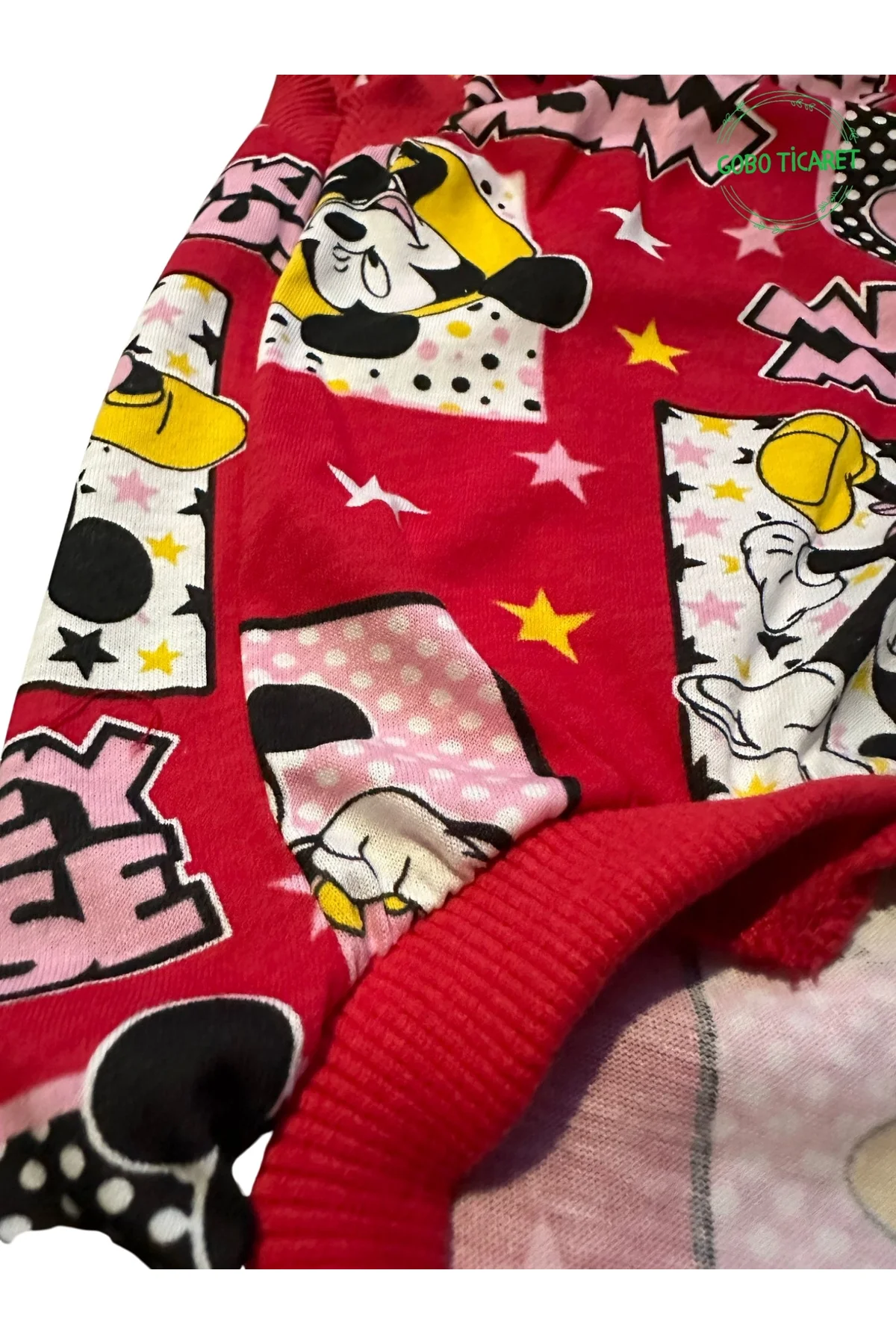 Kırmızı Mickey Mouse Desenli Kedi Köpek Kıyafeti Elbisesi Kırmızı Kırmızı Mickey Mouse Desenli Kedi Köpek Kıyafeti Elbisesi Kırmızı
