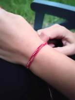 Tükkan Accessories Kirmizi Miyuki Bileklik Makrome Örgü Asansör Bileklik-Bileklik67 Tükkan Accessories Kirmizi Miyuki Bileklik Makrome Örgü Asansör Bileklik-Bileklik67