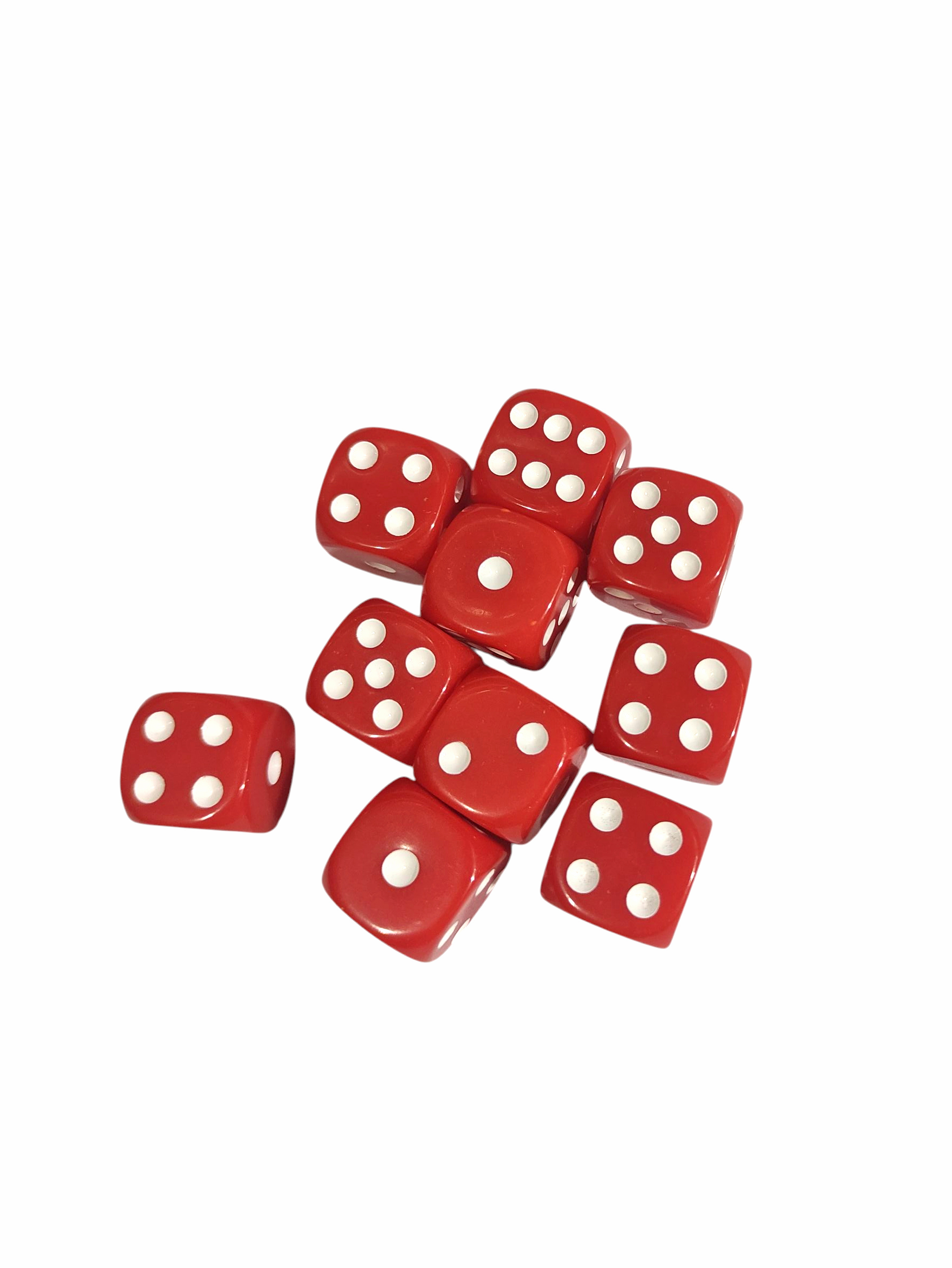 Limmy Kirmizi Okey Zari Renkli Masa Oyunlari Zari - 2 Adet