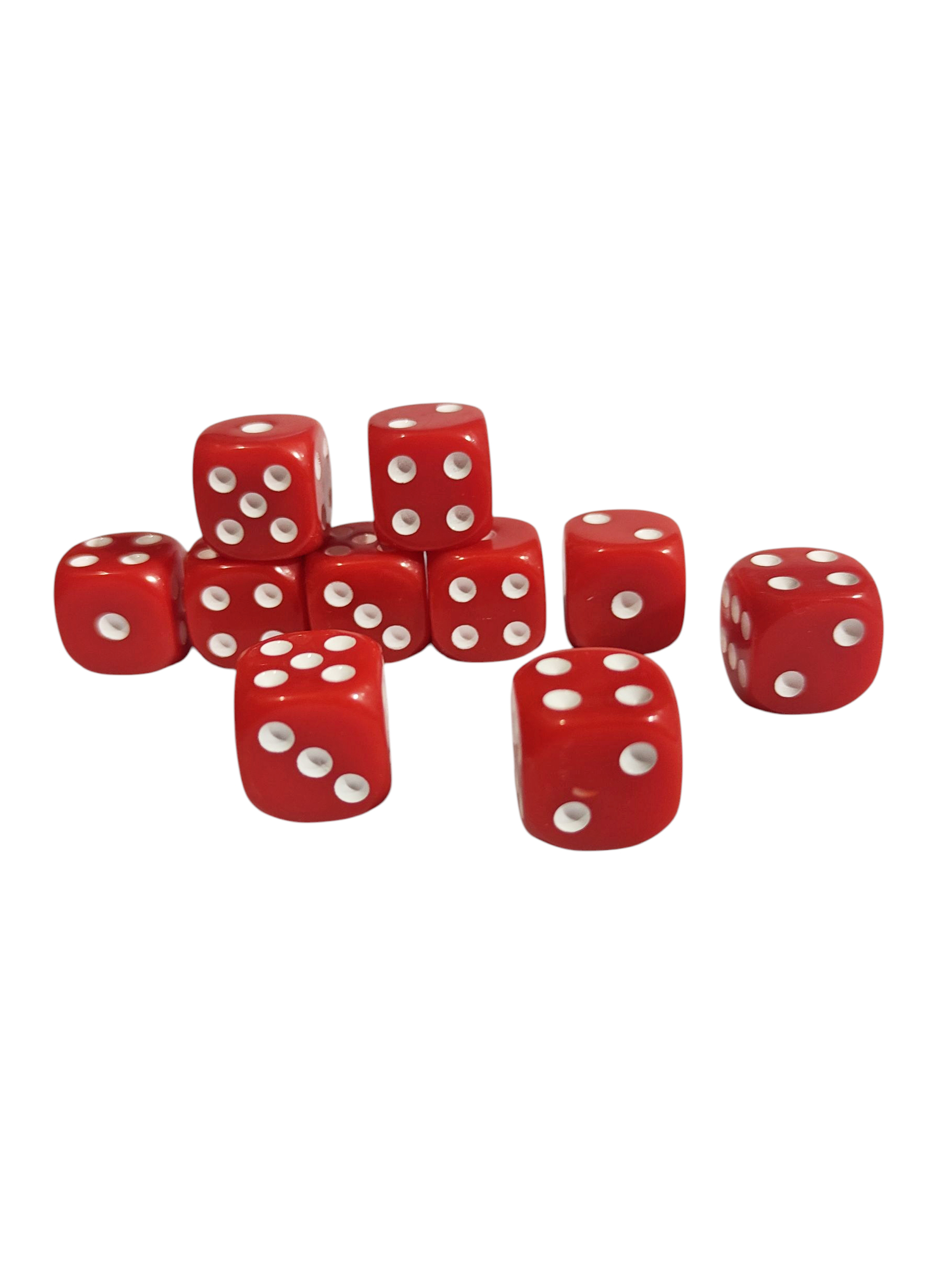 Limmy Kirmizi Okey Zari Renkli Masa Oyunlari Zari - 2 Adet