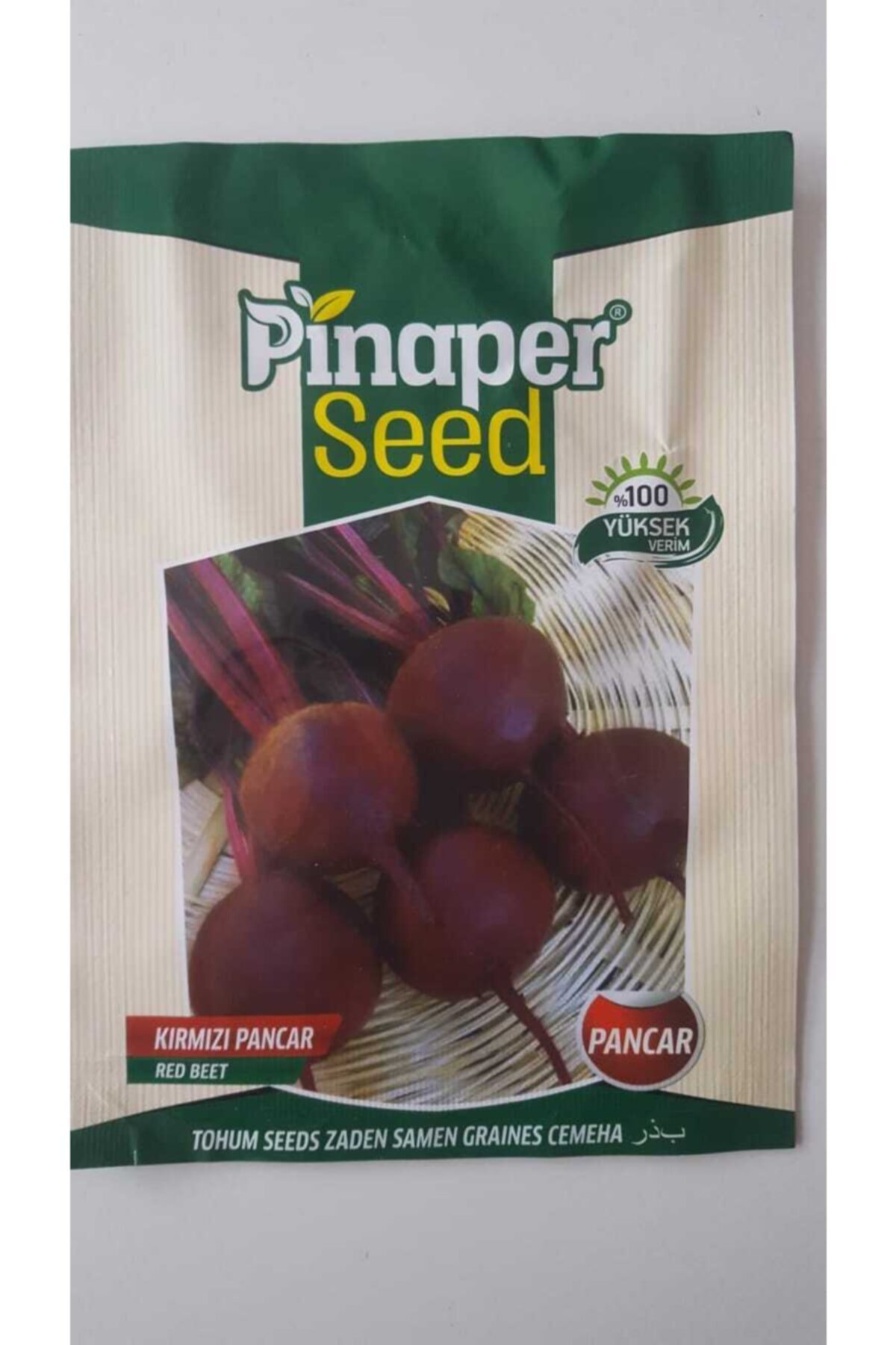 Kırmızı Pancar Tohumu 1 Paket %100 Yüksek Verimlidir.