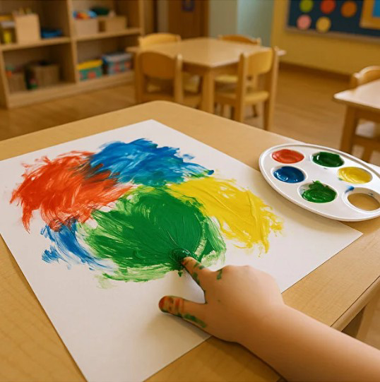 Kırmızı Parmak Boyası Nova Color 500 ml - Kolay Silinebilir