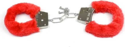 Kırmızı Peluş Kelepçe – Kaymaz Telefon Tutucu & Şık Aksesuar - Görsel 2