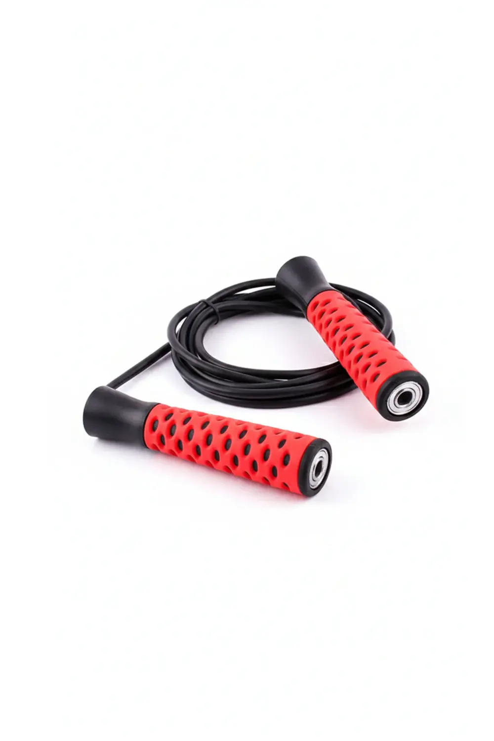 Kırmızı PVC Atlama İpi - Fitness - Crossfit- Rope - Jump - Body -