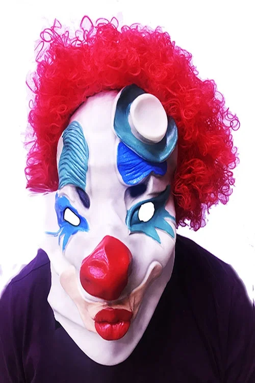 Kırmızı Renk Afro Bonus Peruklu Palyaço Lateks Et Maske Bx40 Fiyatı, Yorumları ve Özellikleri