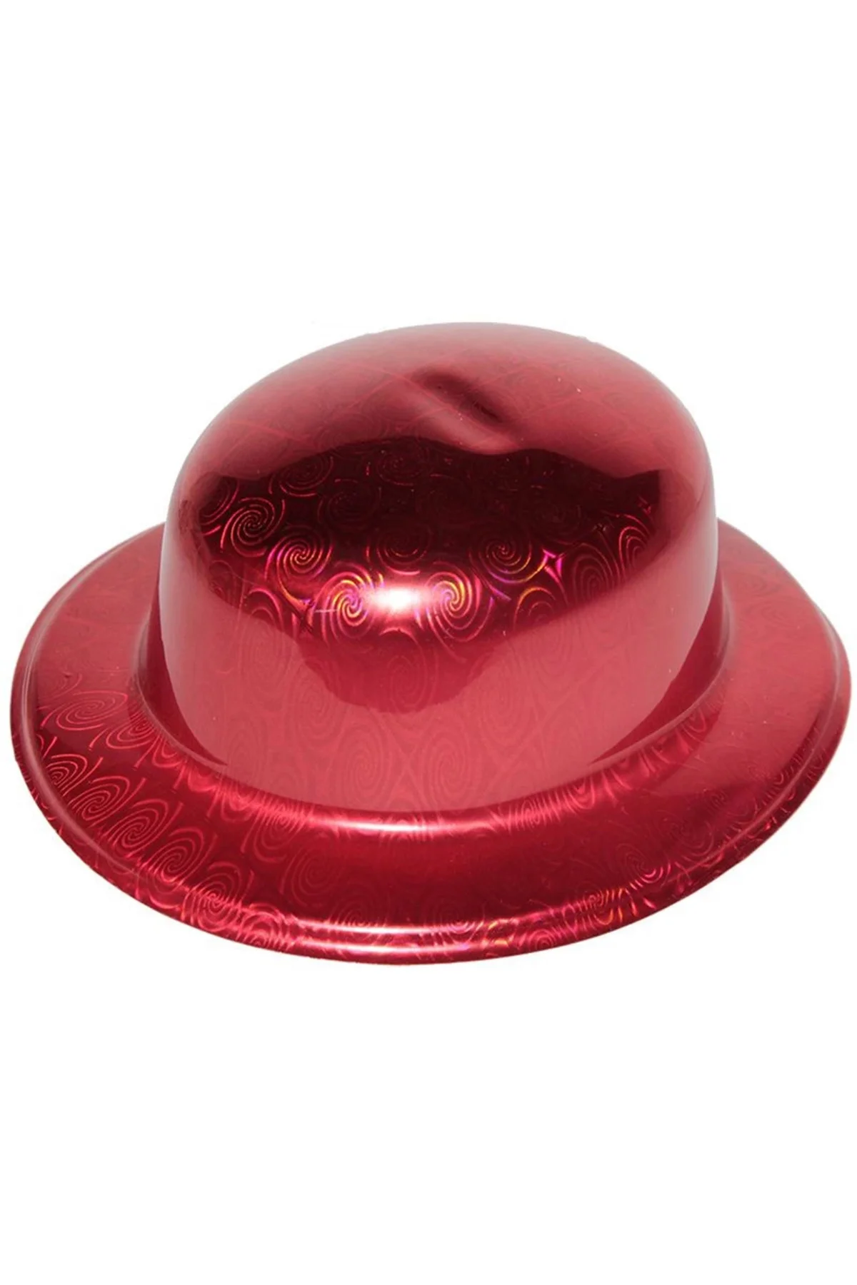 Kırmızı Renk Hologramlı Plastik Yuvarlak Melon 27X24 Cm Kırmızı Renk Hologramlı Plastik Yuvarlak Melon 27X24 Cm
