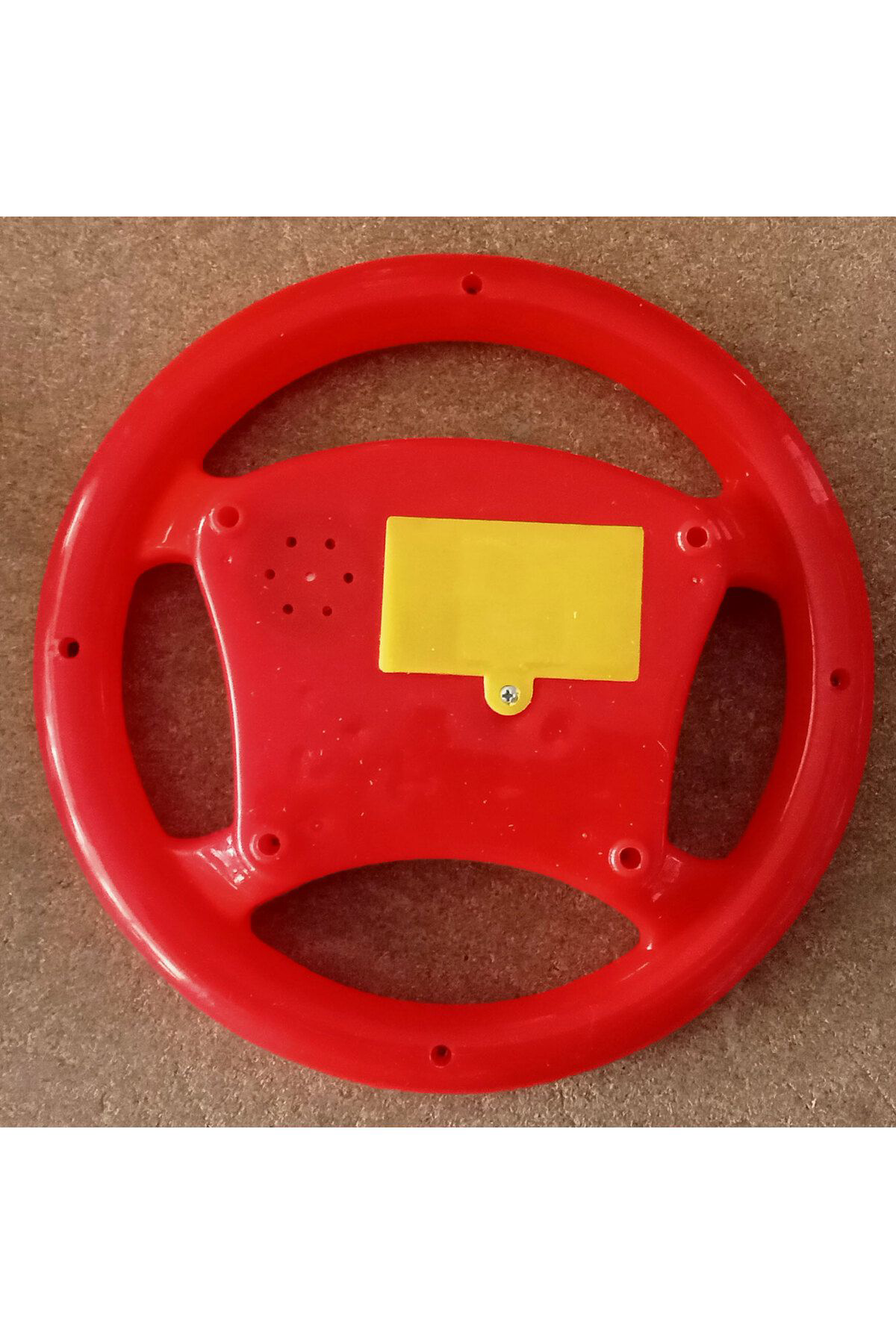 Kırmızı Renk Pilli Türkçe Müzikli Oyuncak Direksiyon 20x20 cm