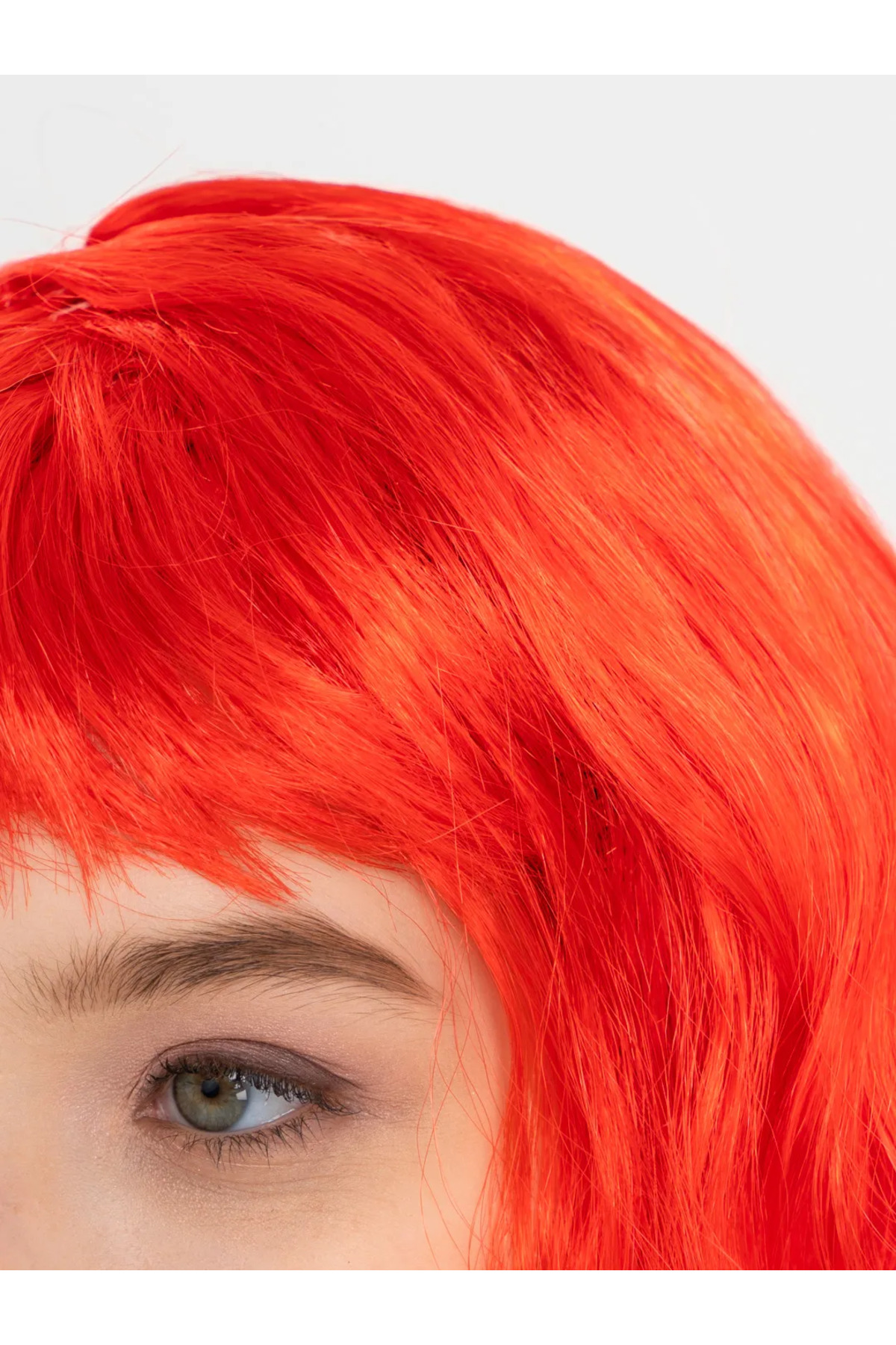Ok Aksesuar Kırmızı Renk Uzun Dalgalı Parti Peruğu Go50605339740