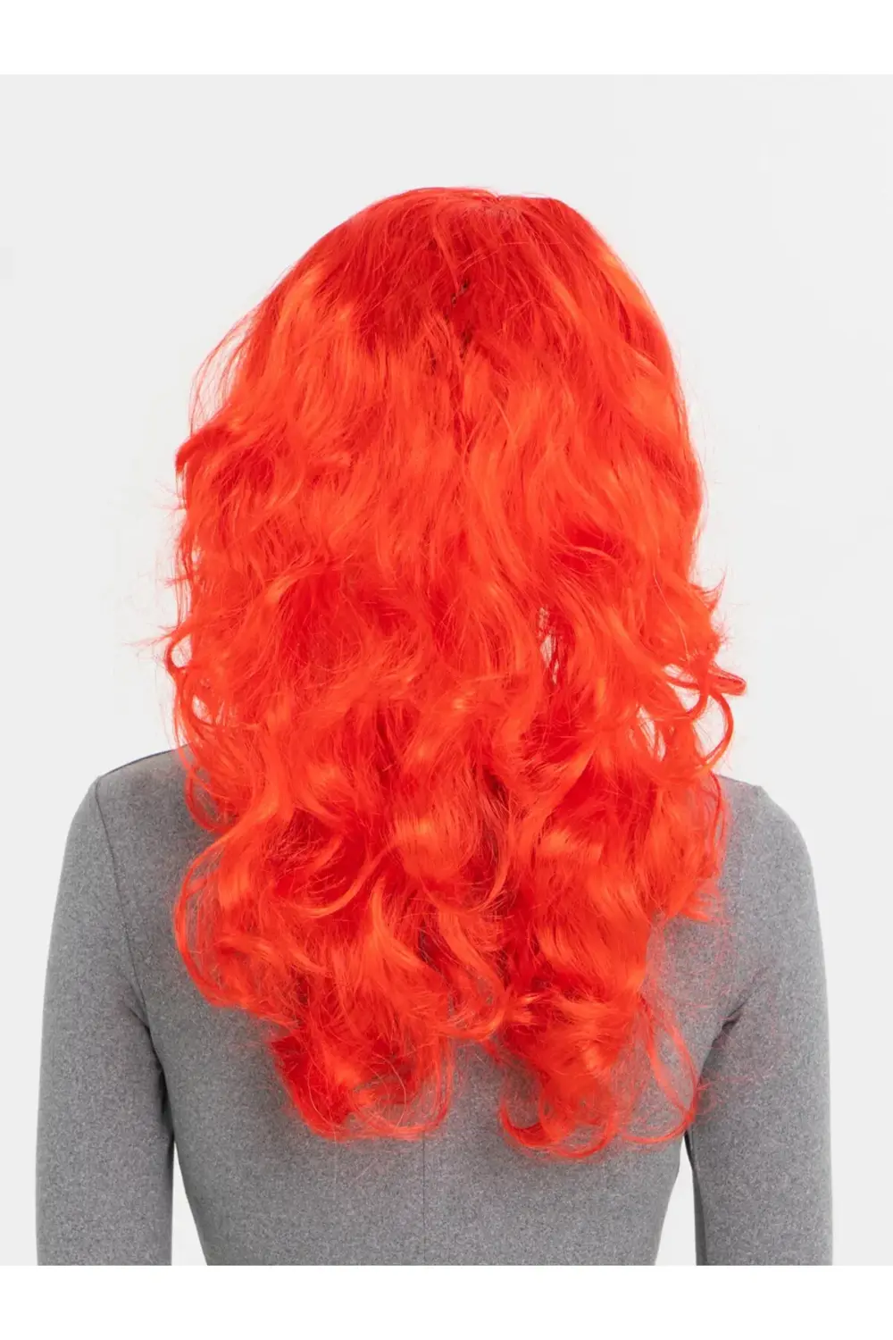 Kırmızı Renk Uzun Dalgalı Parti Peruğu Kırmızı Renk Uzun Dalgalı Parti Peruğu