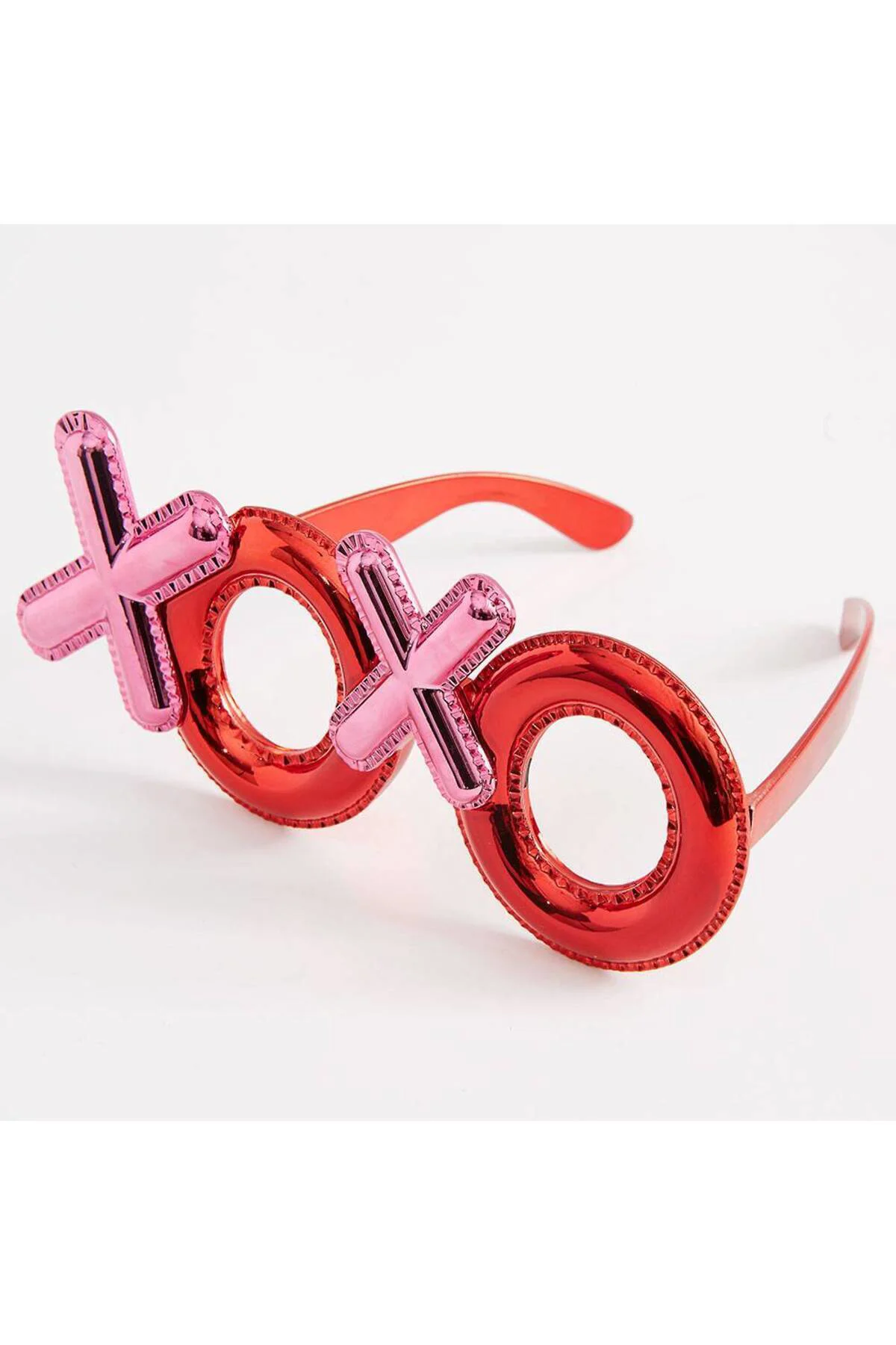 Kırmızı Renk Xoxo Yazılı Parti Gözlüğü 17x7 cm