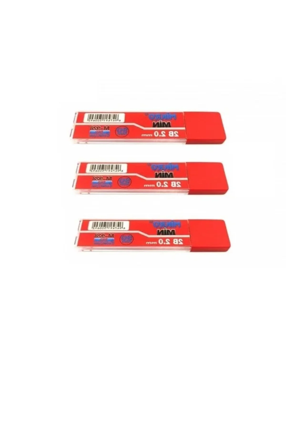 Kırmızı Renkli Kalem Ucu, 2.0mm, 3 Adet Set