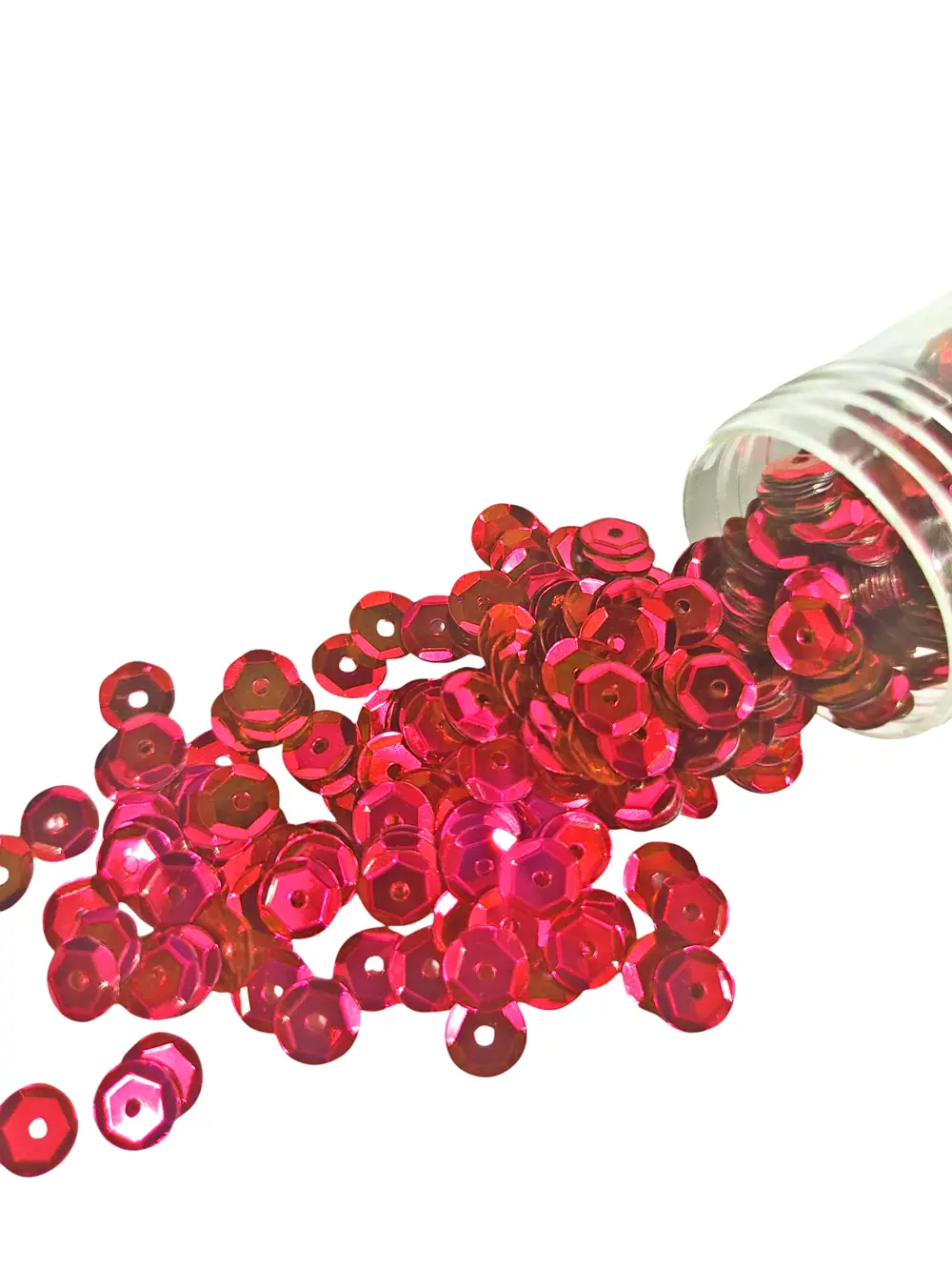 Kırmızı Renkli Pul Yuvarlak Pul 8mm Pul- 1 Adet