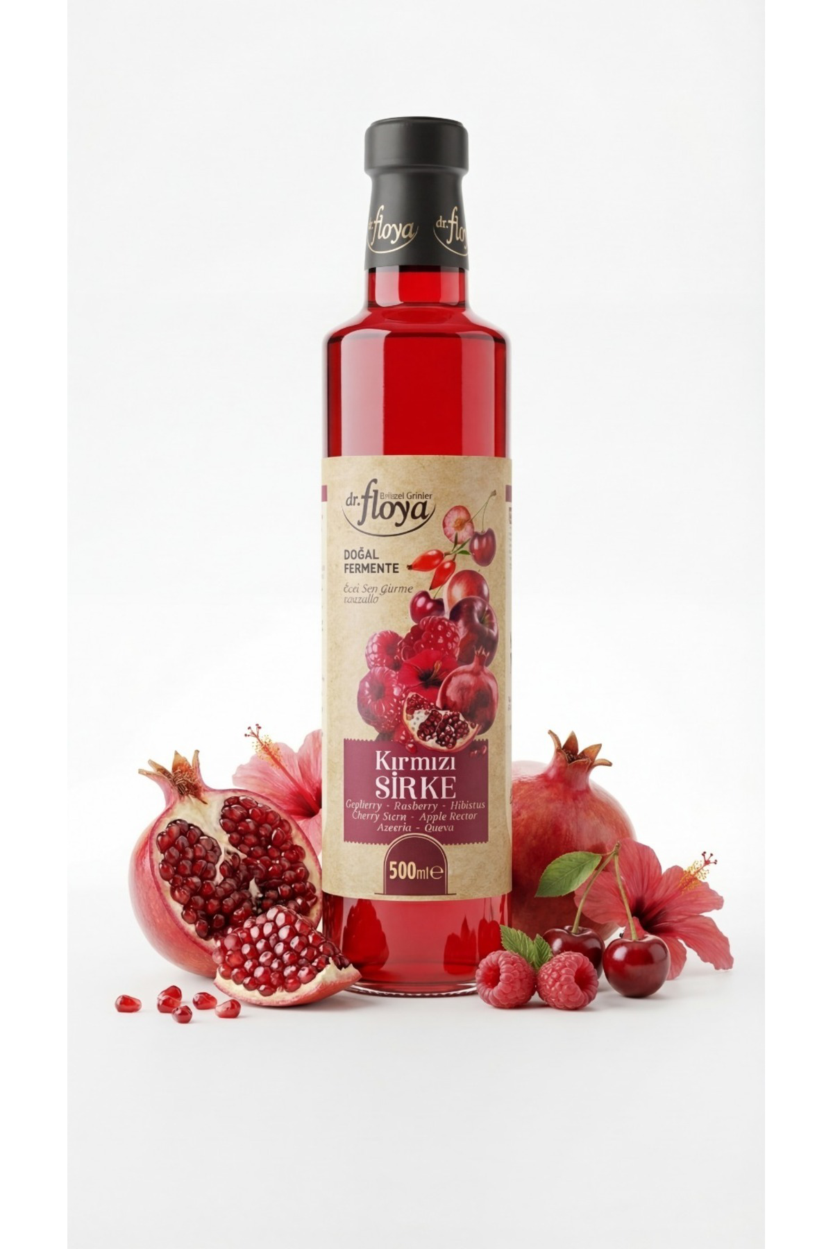 Kırmızı Sirke Doğal Fermente 500 ML