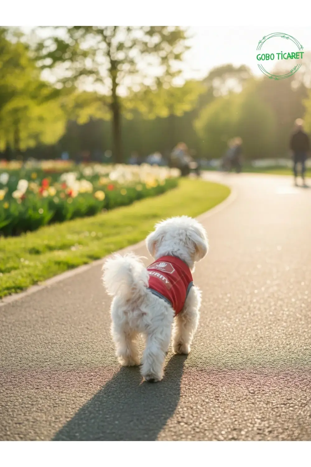 Kırmızı Stop Security (Güvenlik) Baskılı Kedi ve Köpek Kıyafeti T