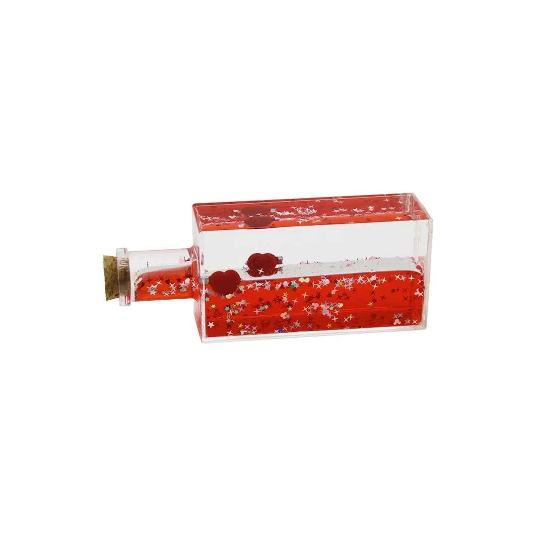 Kırmızı Su Kalp - Yıldız Dikdörtgen Mika Şişe Yüzen Batmayan Dekoratif Biblo Akvaryum4.2x6.4x17cm Bx40 Kırmızı Su Kalp - Yıldız Dikdörtgen Mika Şişe Yüzen Batmayan Dekoratif Biblo Akvaryum4.2x6.4x17cm Bx40