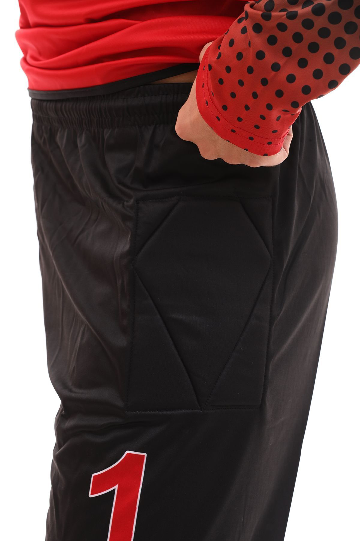 Sportech Kırmızı Sünger Destekli Kaleci Forma Takımı R0124-M