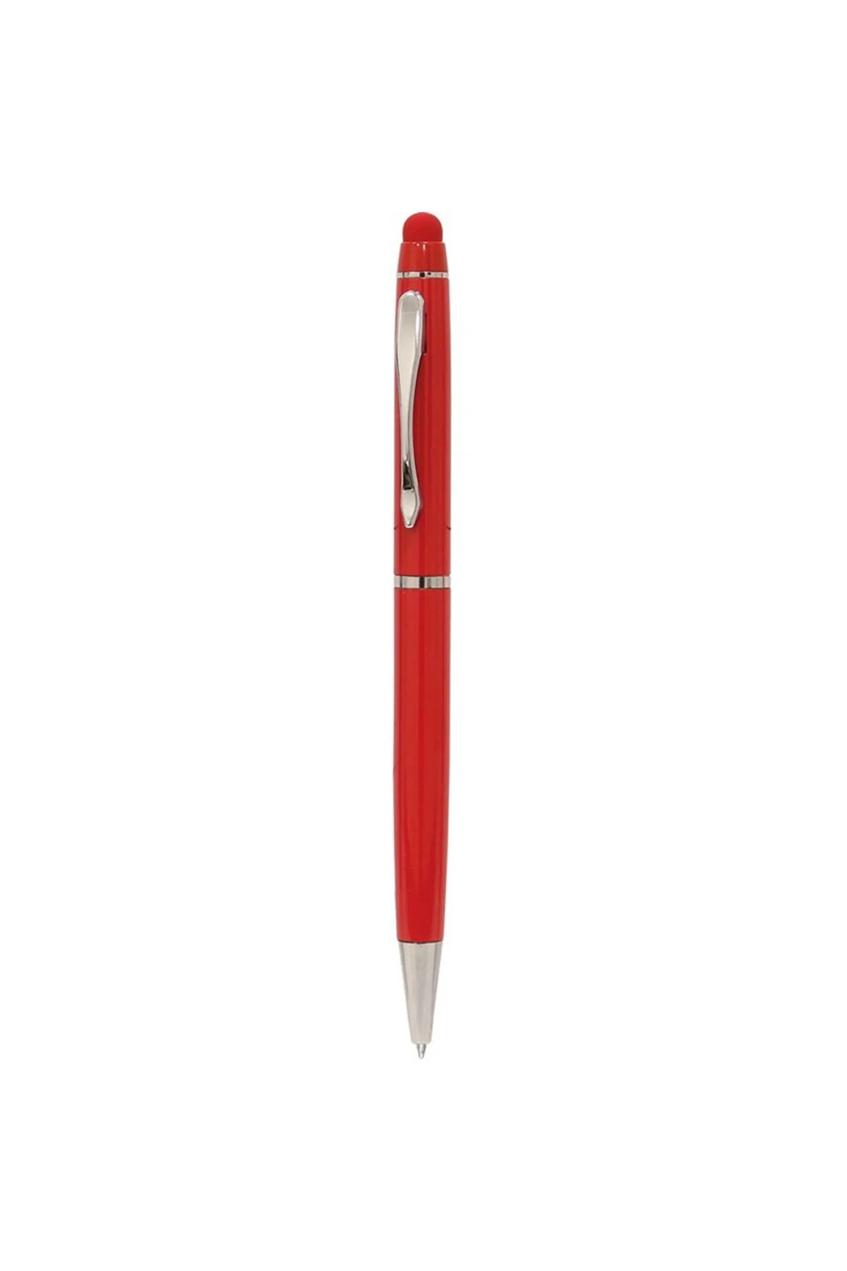Kırmızı Touchpen Metal Kalem