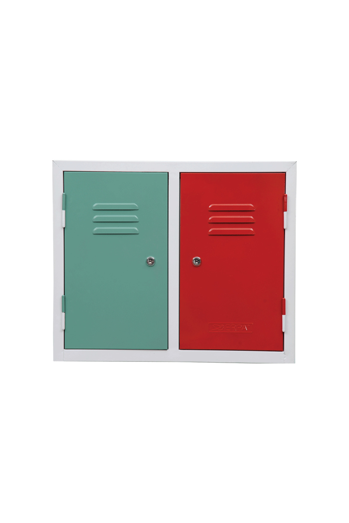 Kamusalmarket Kırmızı Yeşil Kapaklı Dolap, Narkotik İlaç Dolabı, Toksin Dolabı