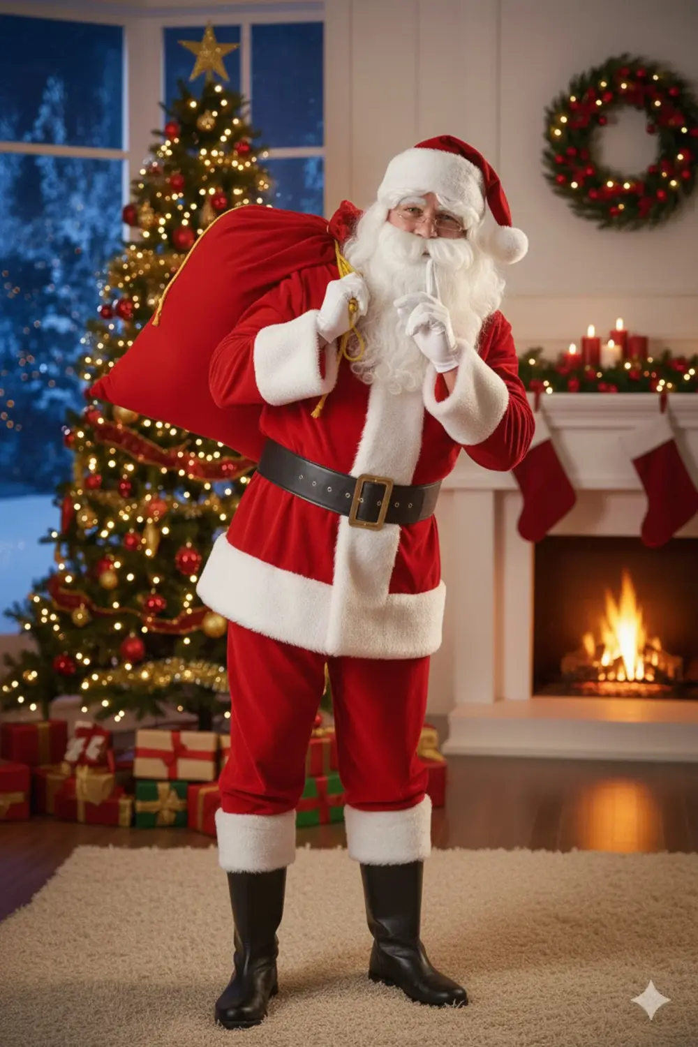 Parti Kırtasiye Kırmızı Yılbaşı Temalı Büyük Noel Baba Hediyelik Kumaş Çuvalı Dek Parti Kırtasiye Kırmızı Yılbaşı Temalı Büyük Noel Baba Hediyelik Kumaş Çuvalı Dek