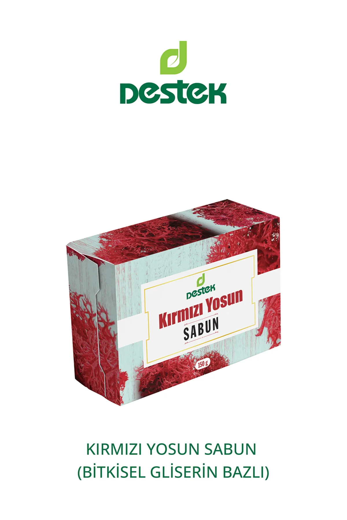 Kırmızı Yosun Sabun 150 gr