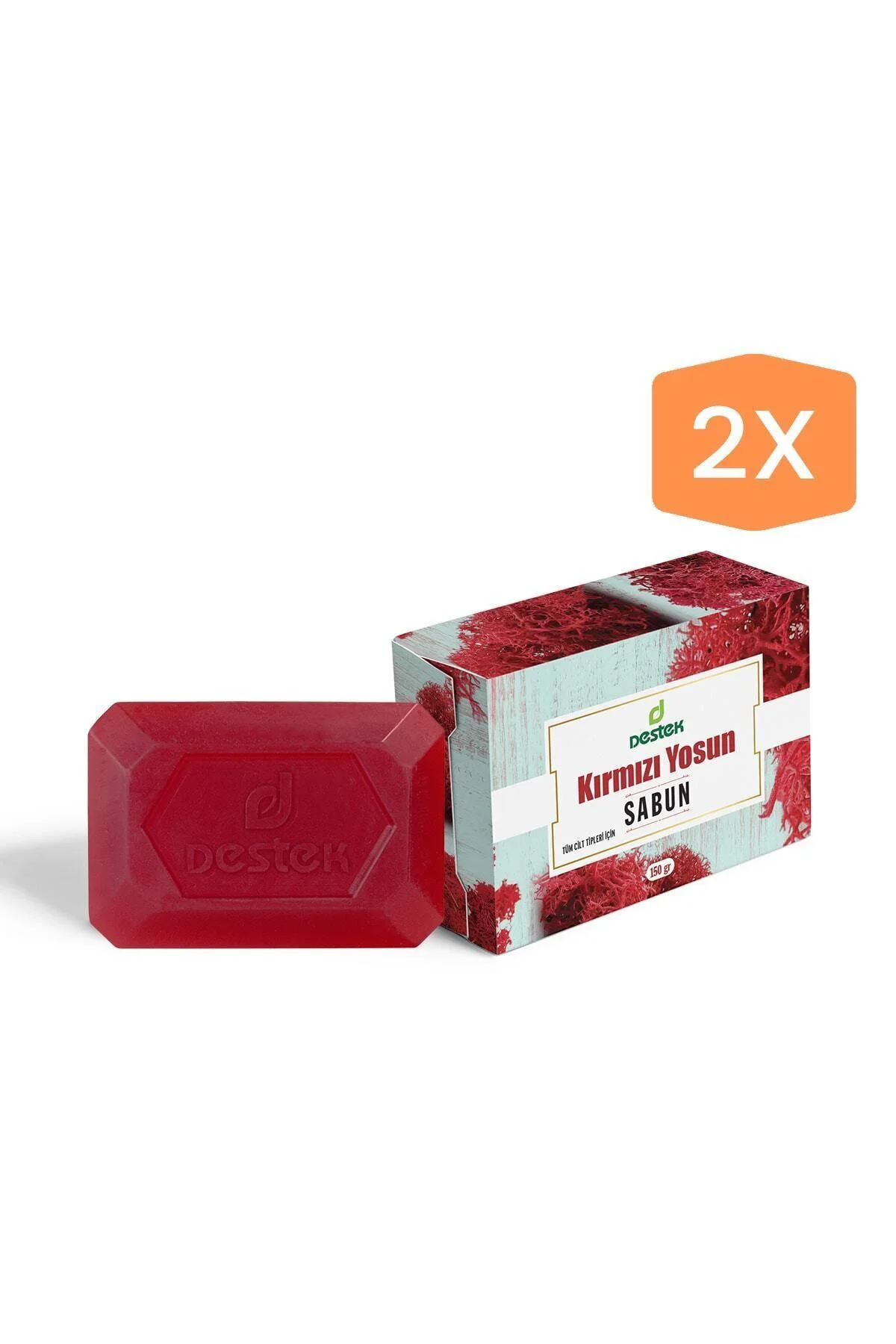 Kırmızı Yosun Sabunu 150 G (2 Adet)