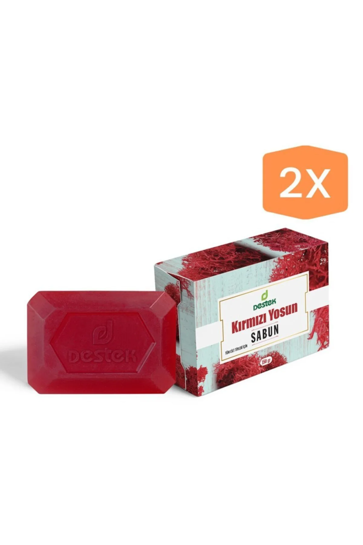 Kırmızı Yosun Sabunu 150 G 2 Adet