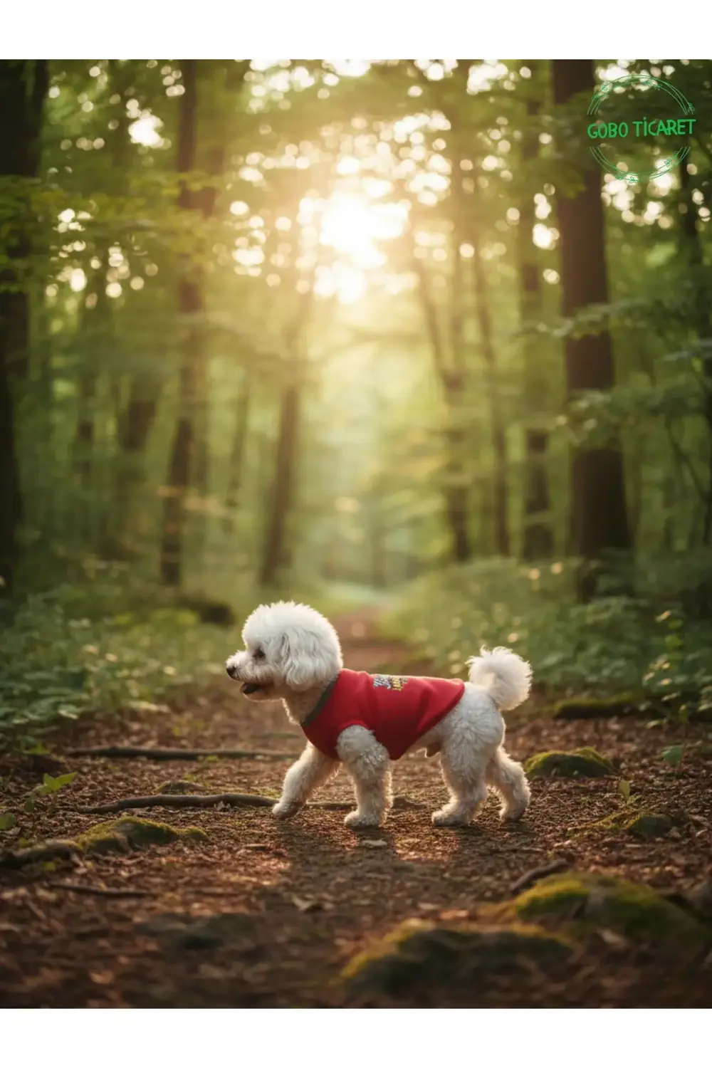 Kırmızı Yürüyen Karizma Yazılı Kedi ve Köpek Kıyafeti Tişörtü Elb