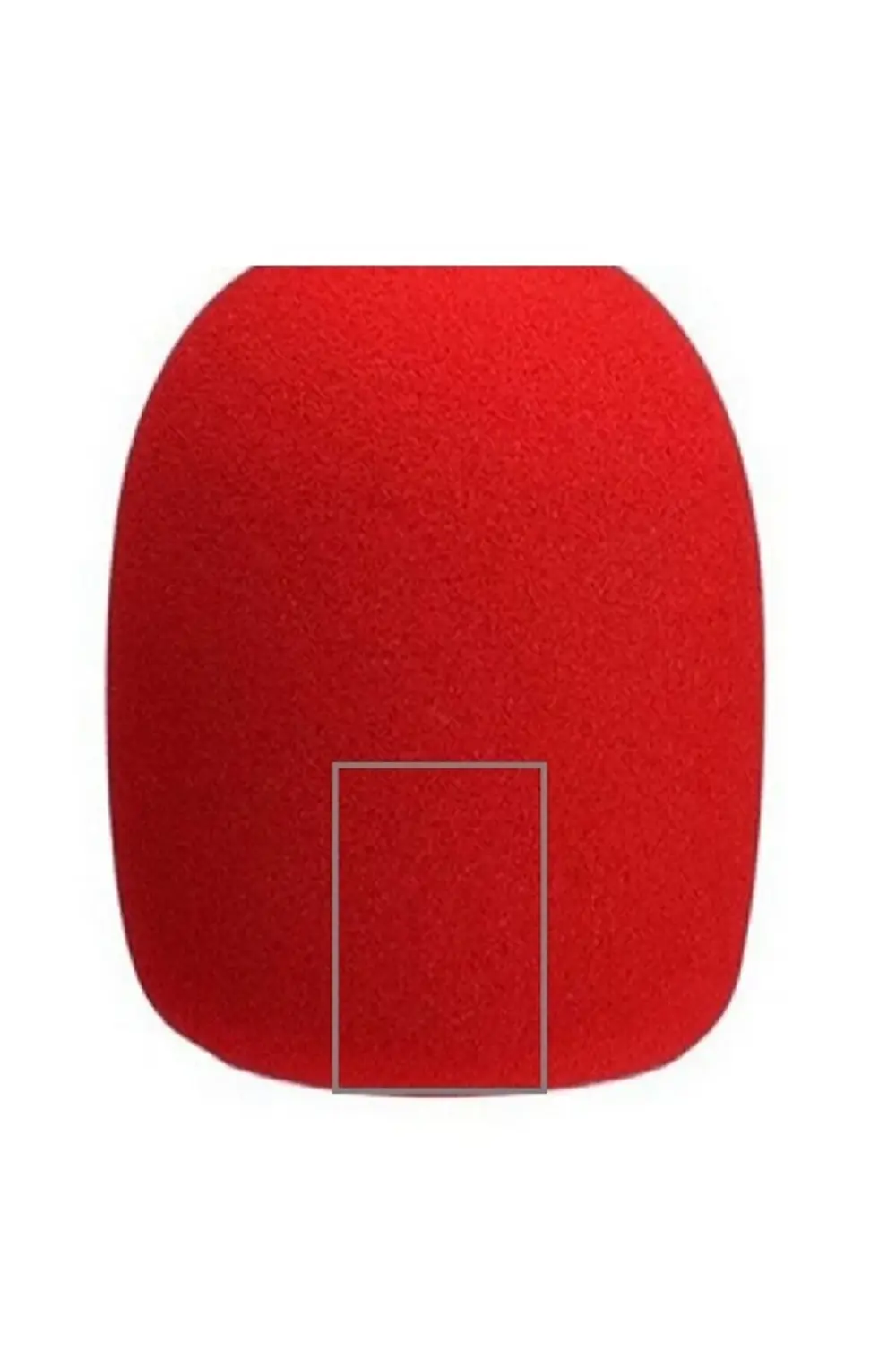 Kırmızı Yuvarlak Mikrofon Süngeri Kırmızı Yuvarlak Mikrofon Süngeri