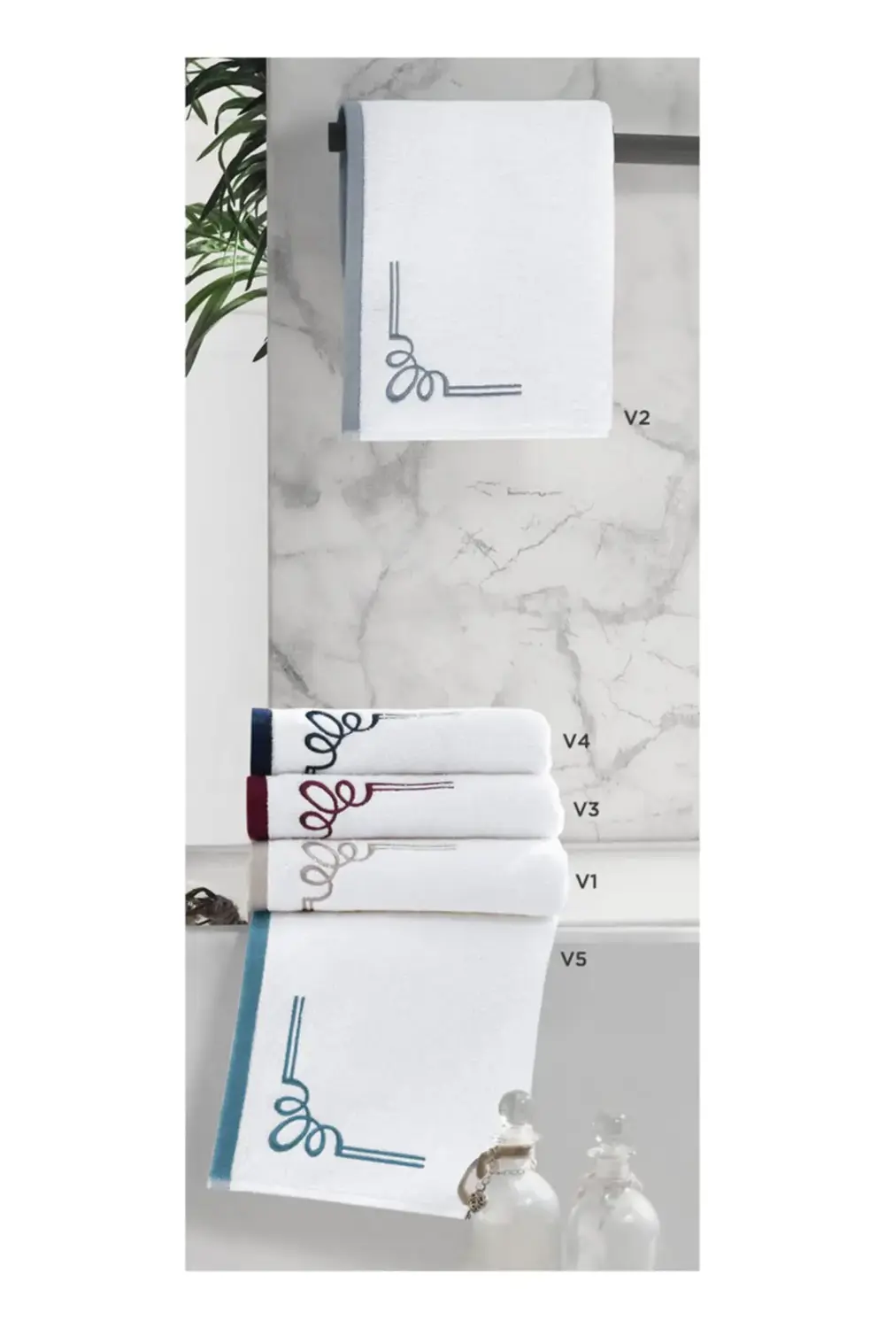 Kiros 50x90 Cm Gri Havlu