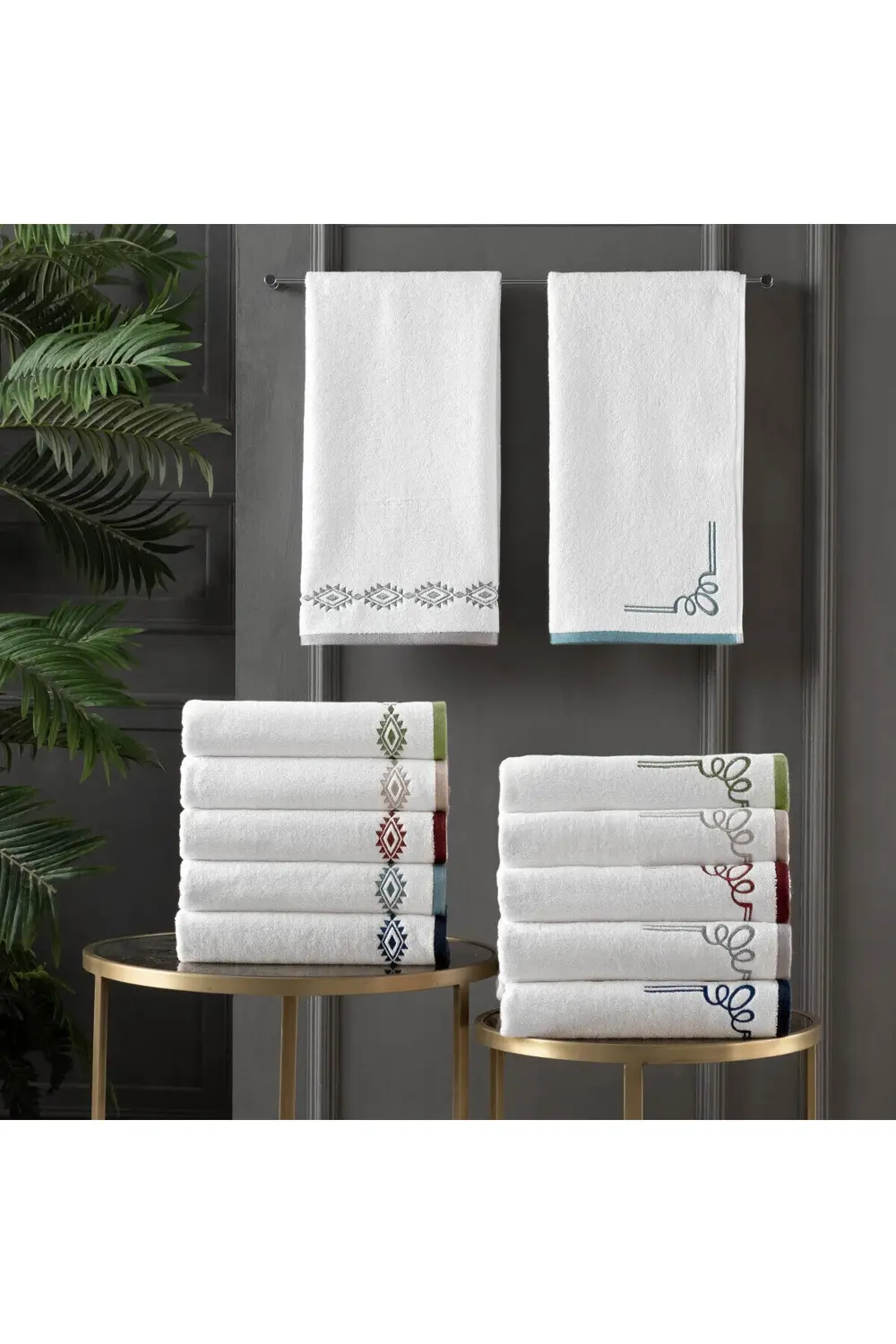 Kiros 50x90 Havlu V4 Lacivert