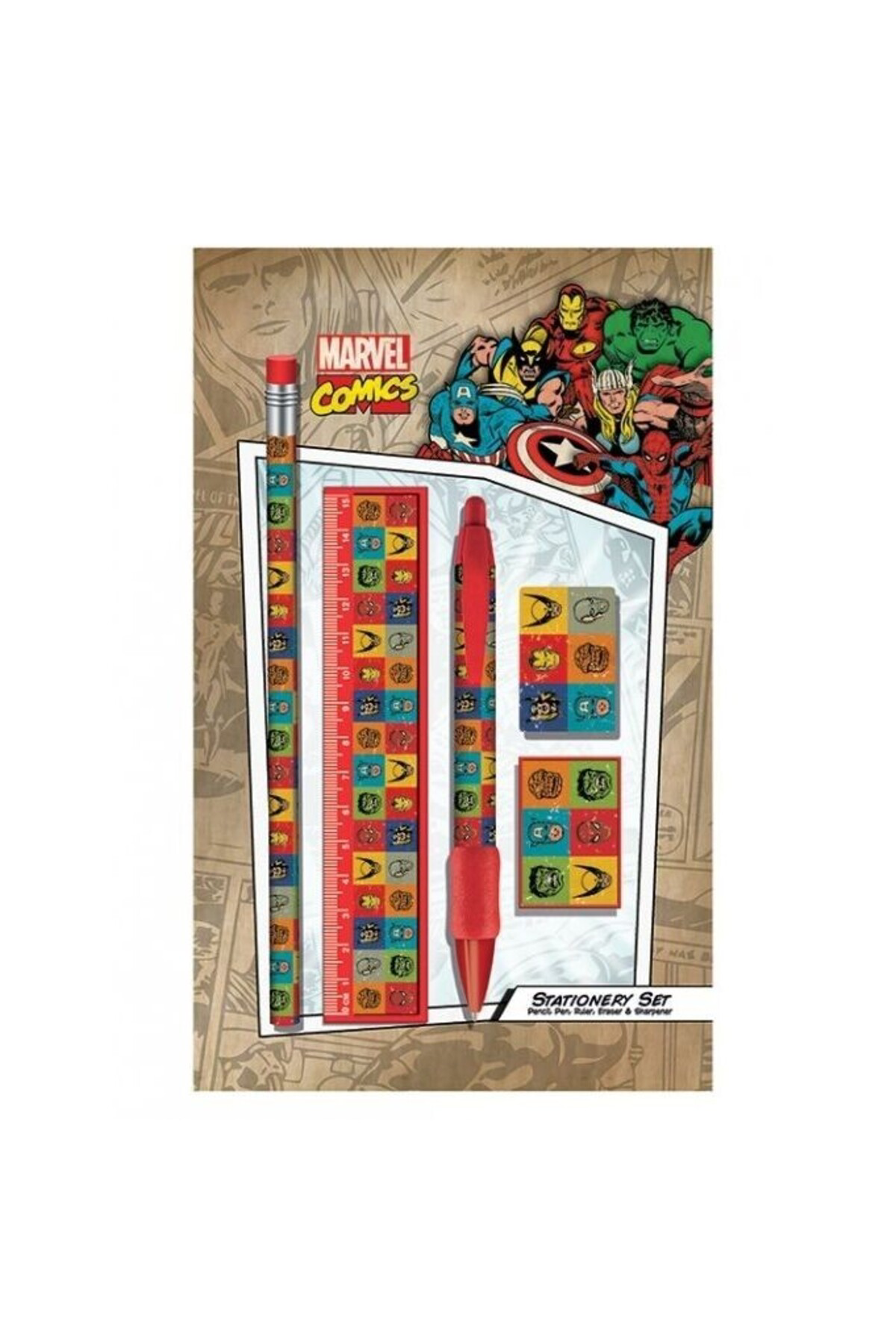 Kırtasiye Seti Marvel Faces SR71699
