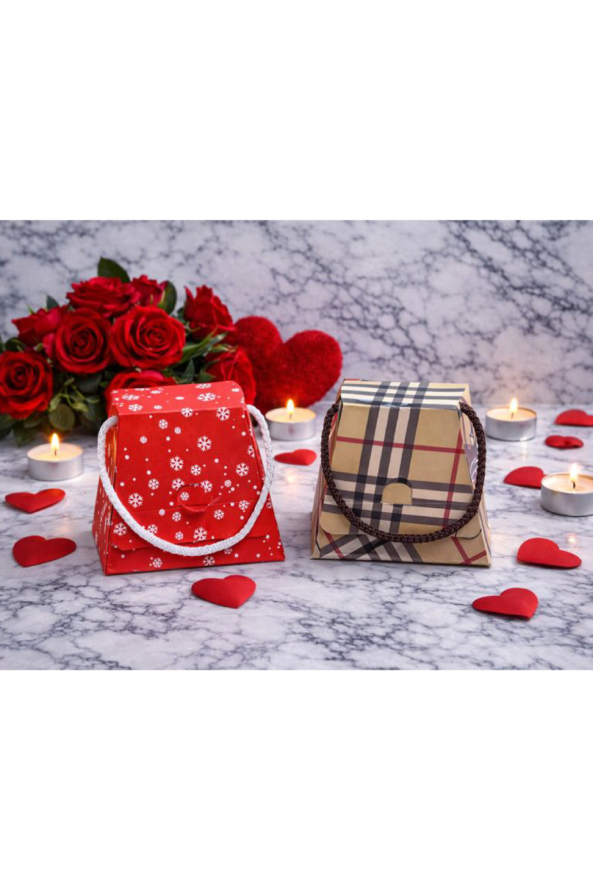 Kış Hikâyesi 2’li Hediyelik Karton Çanta – Sevgililer Günü ve Öze