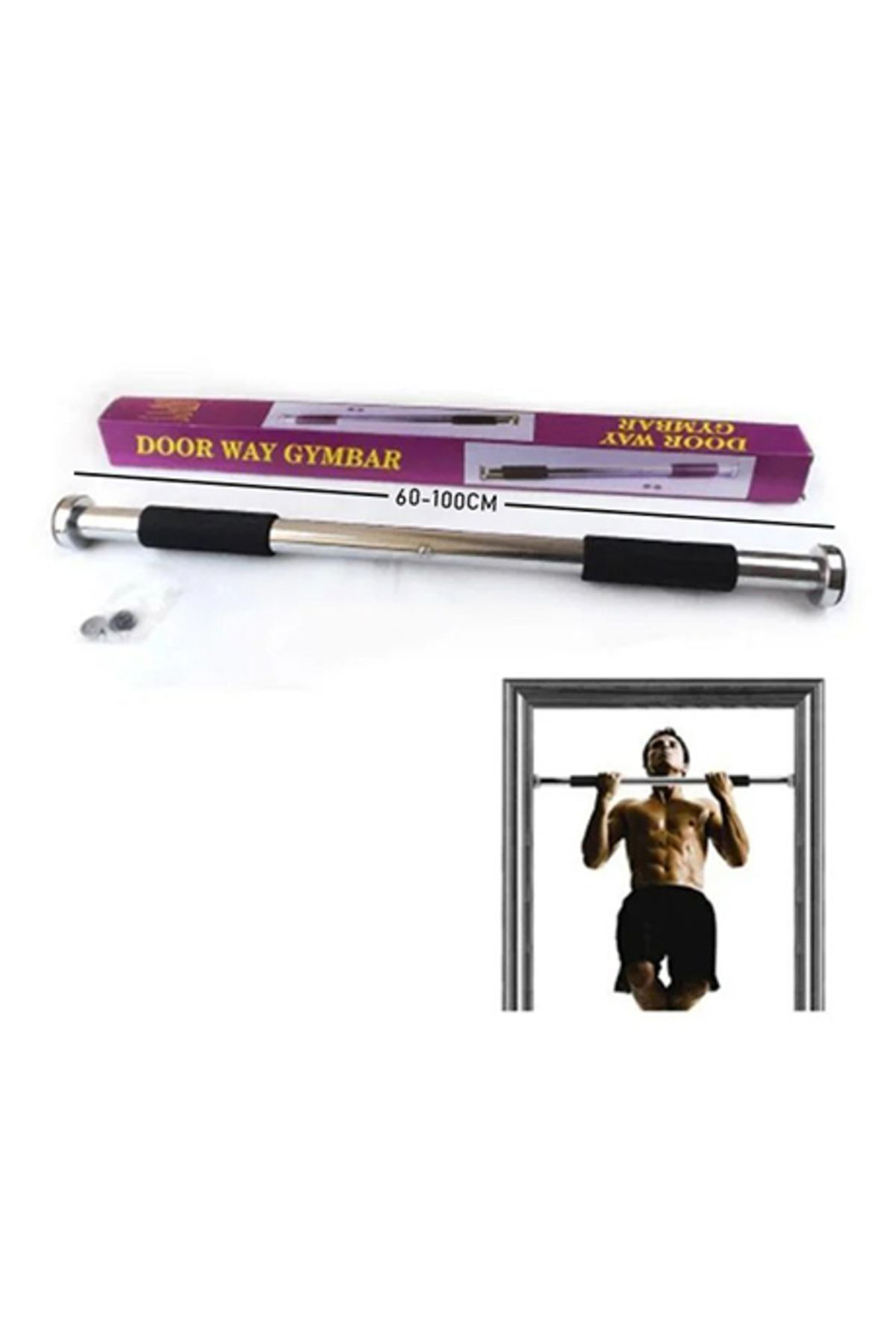 Ok Aksesuar Kisa 62-100Cm Barfix Door Way Gym Bar Kapi 100Kg Go5060gok190007