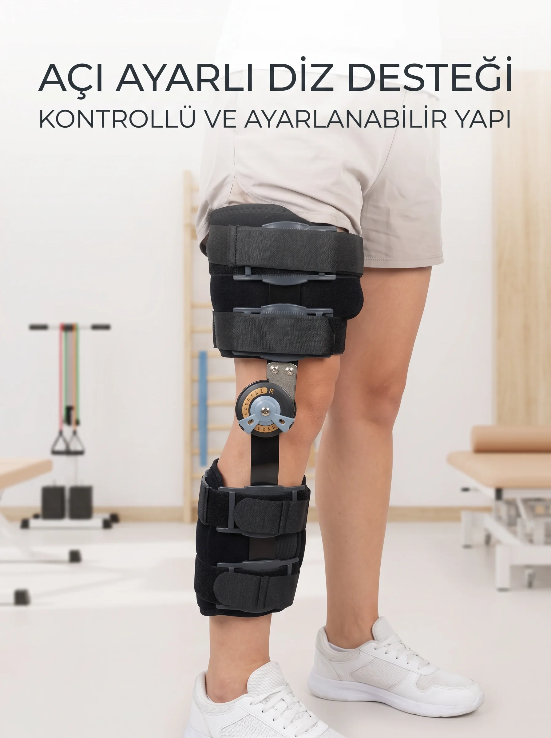 Kısa Açı Ayarlı Dizlik Menteşeli Ortopedik Diz Desteği Ayarlanabilir Sabitlemeli Fiyatı, Yorumları ve Özellikleri