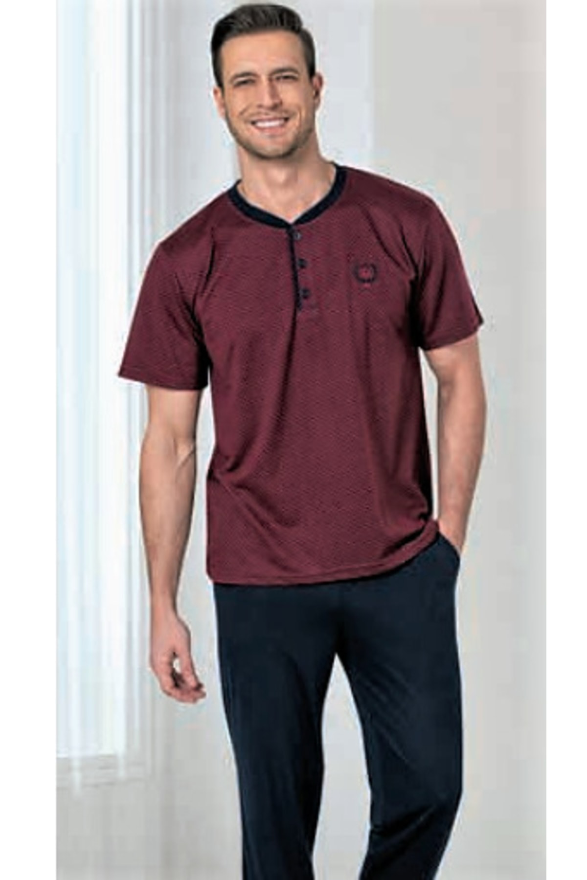Kısa Kol Erkek Pijama Takımı