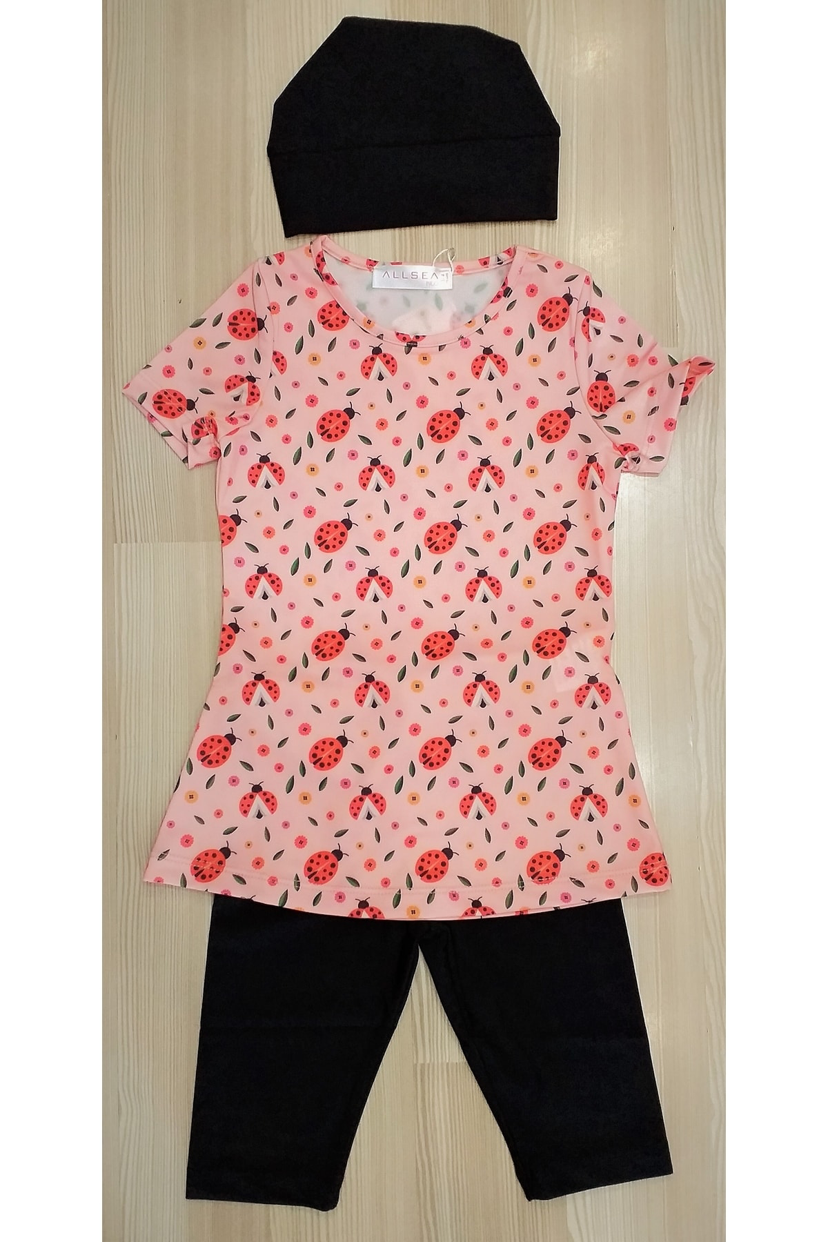 Allsea Kısa Kol Kısa Taytlı Çocuk Havuz Mayosu