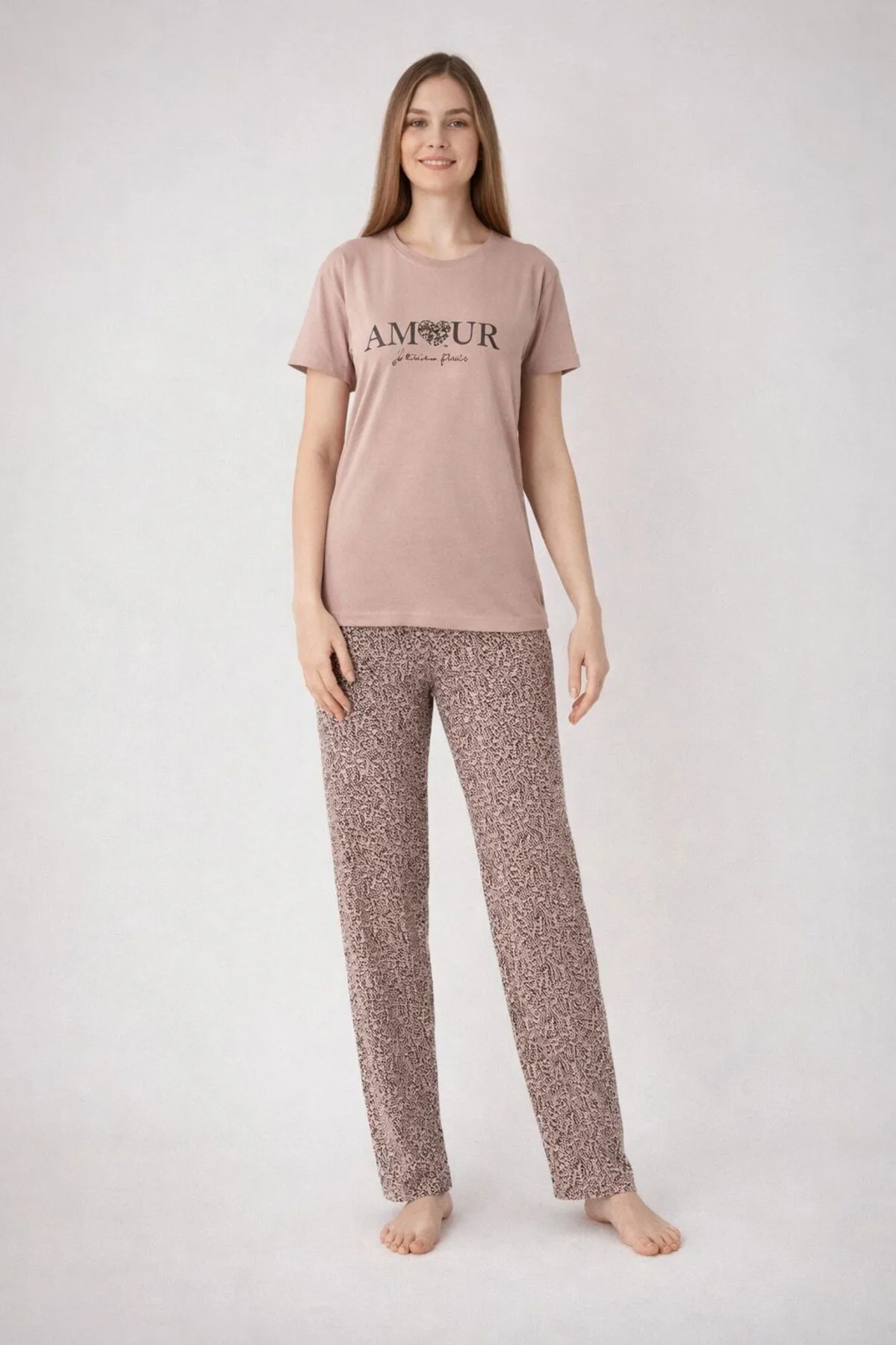 kısa kol pijama takımı