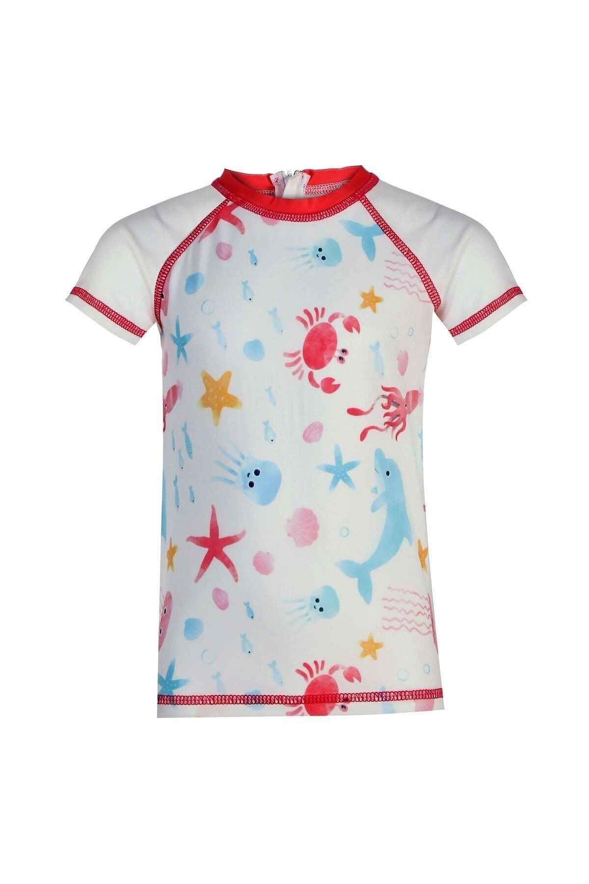 Adasea Kısa Kol Şort Taytlı İkili Bebek Ve Çocuk Mayo